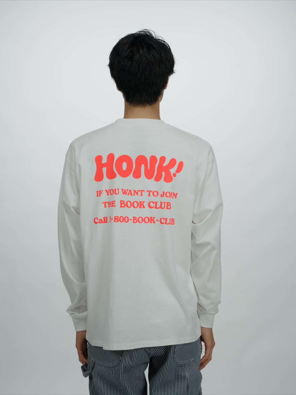 ＜BC#26616＞ 7oz Cotton Jersey Tube L/S Shirt -BOOK CLUB Logo-
