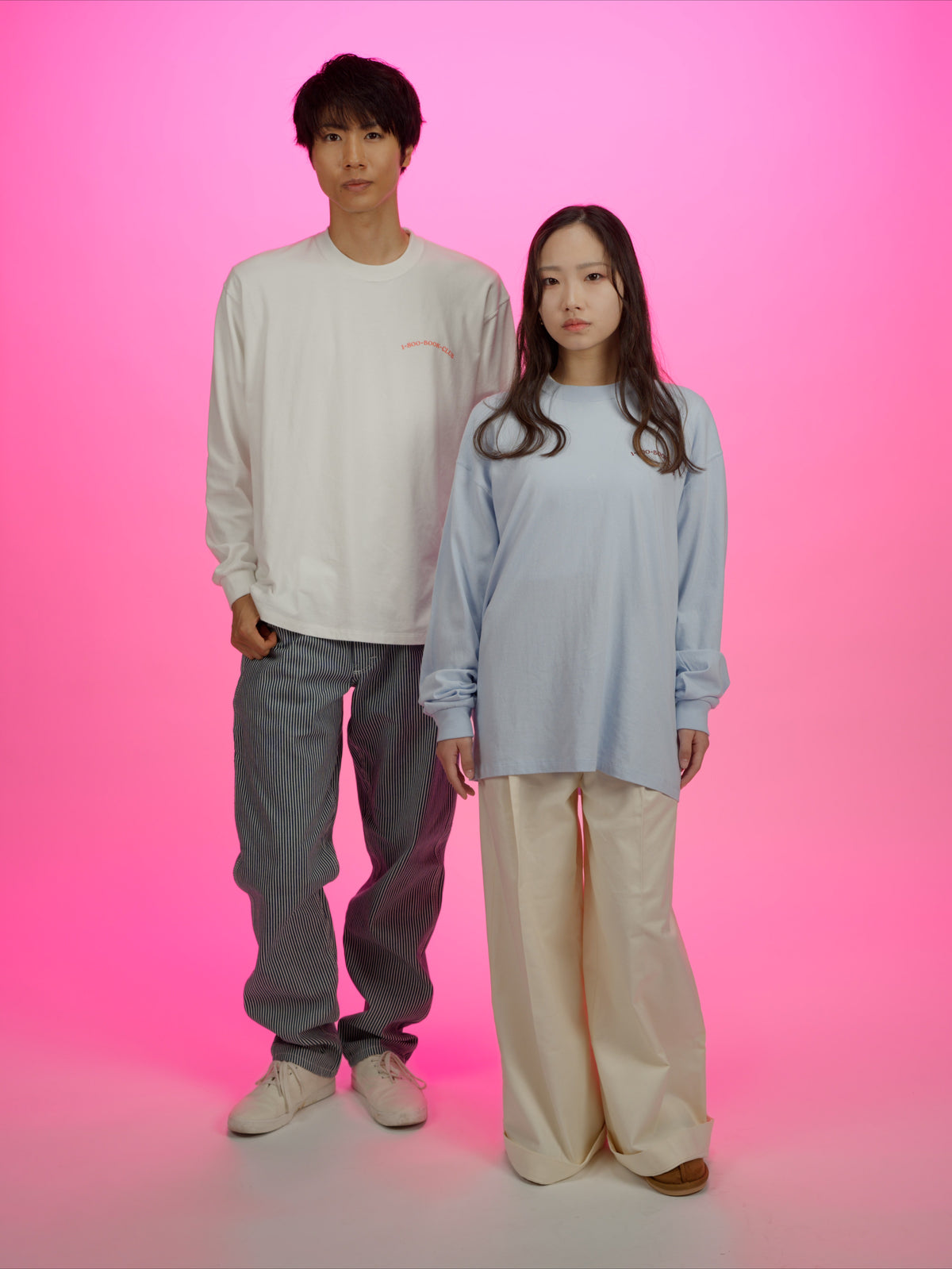 ＜BC#26616＞ 7oz Cotton Jersey Tube L/S Shirt -BOOK CLUB Logo-