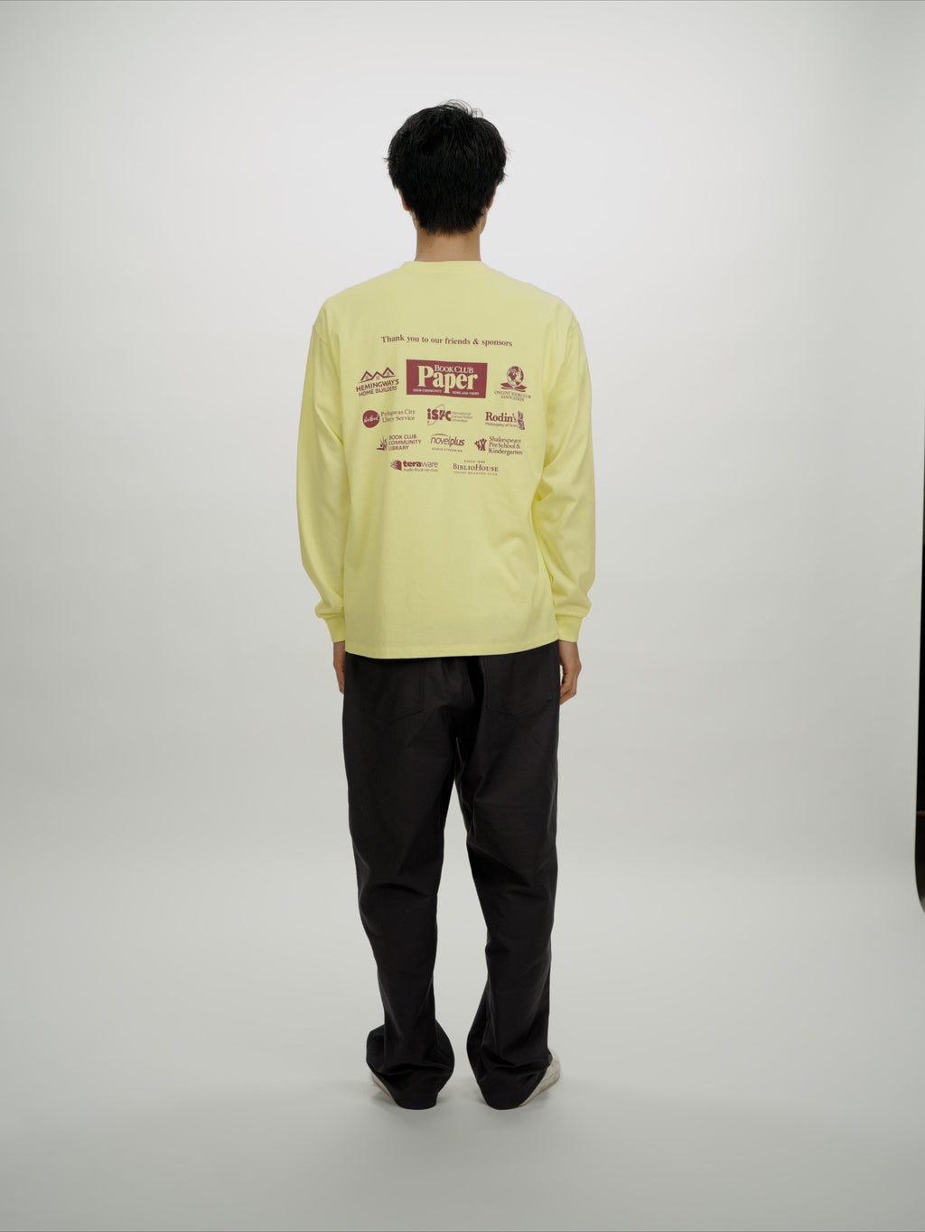 ＜BC#26618＞ 7oz Cotton Jersey Tube L/S Shirt -Friends & Sponsor Logo-