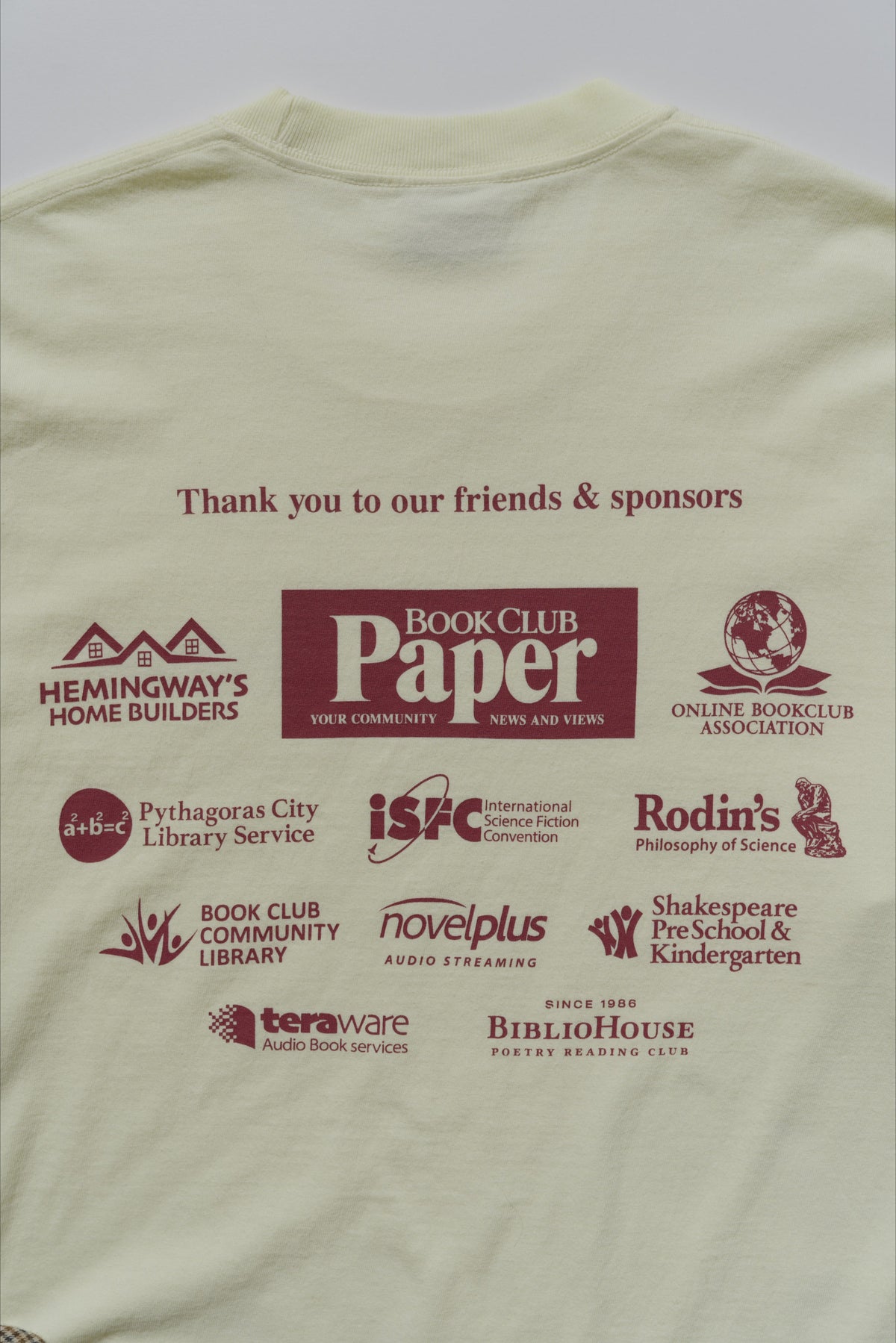 ＜BC#26618＞ 7oz Cotton Jersey Tube L/S Shirt -Friends & Sponsor Logo-