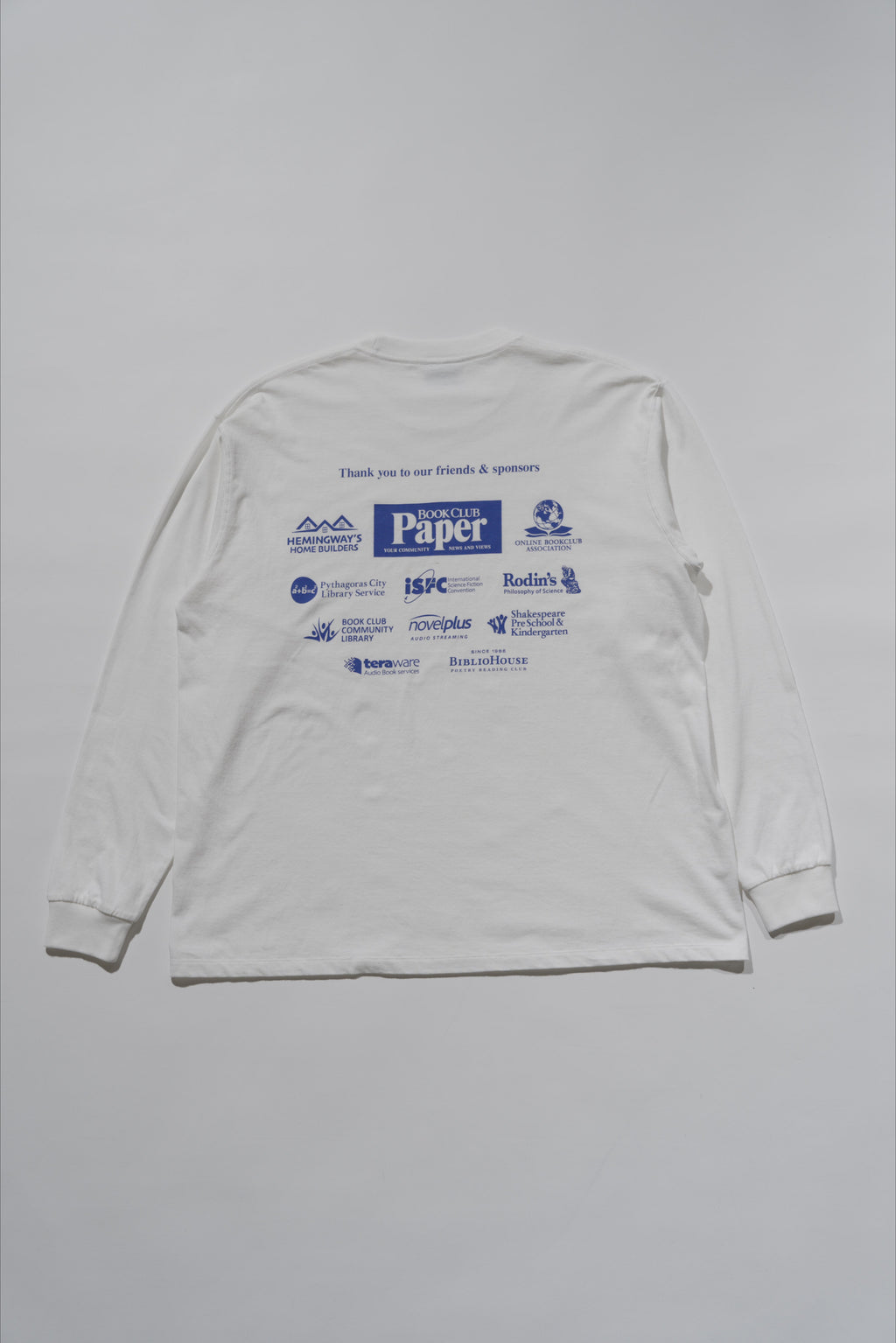 ＜BC#26618＞ 7oz Cotton Jersey Tube L/S Shirt -Friends & Sponsor Logo-