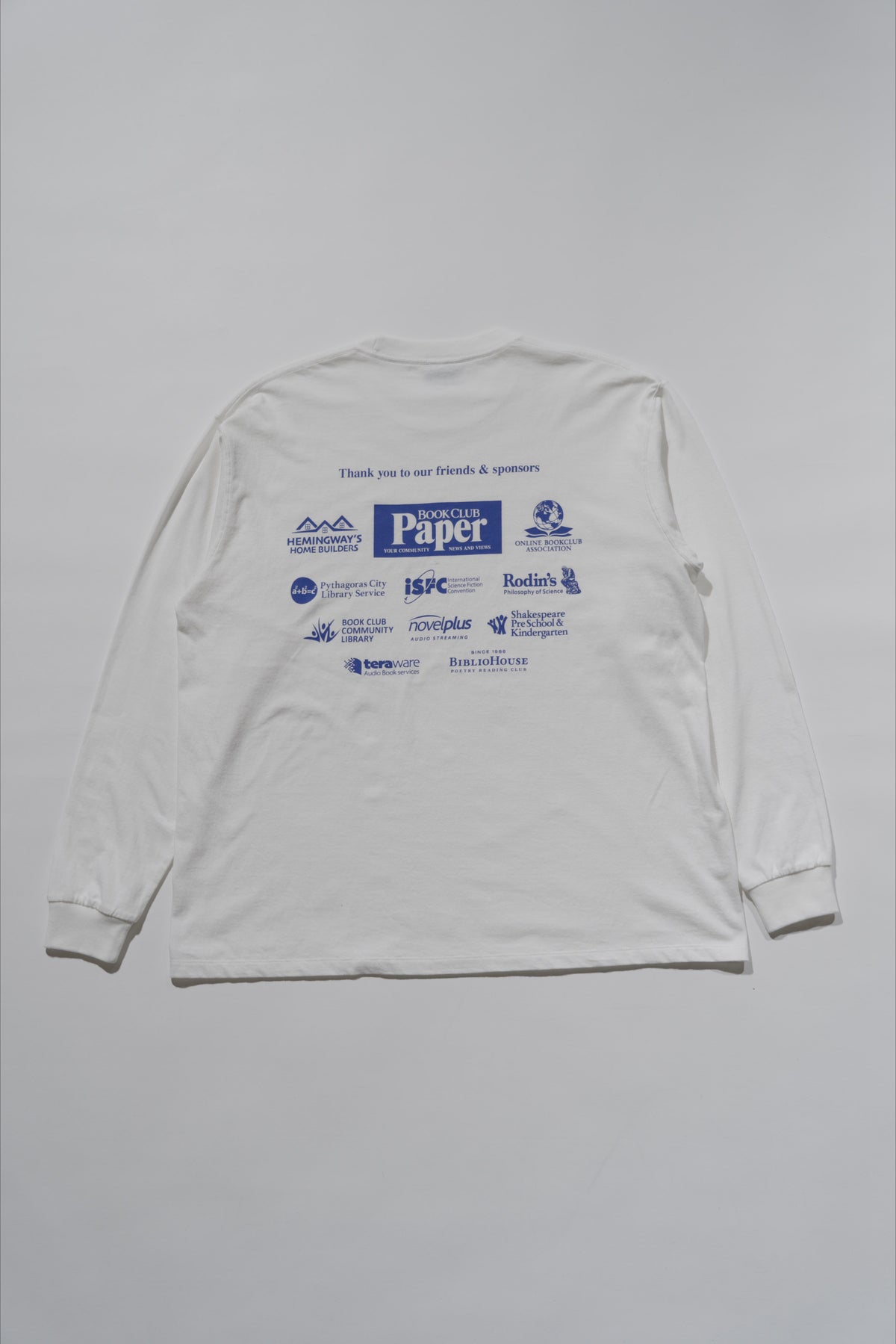 ＜BC#26618＞ 7oz Cotton Jersey Tube L/S Shirt -Friends & Sponsor Logo-