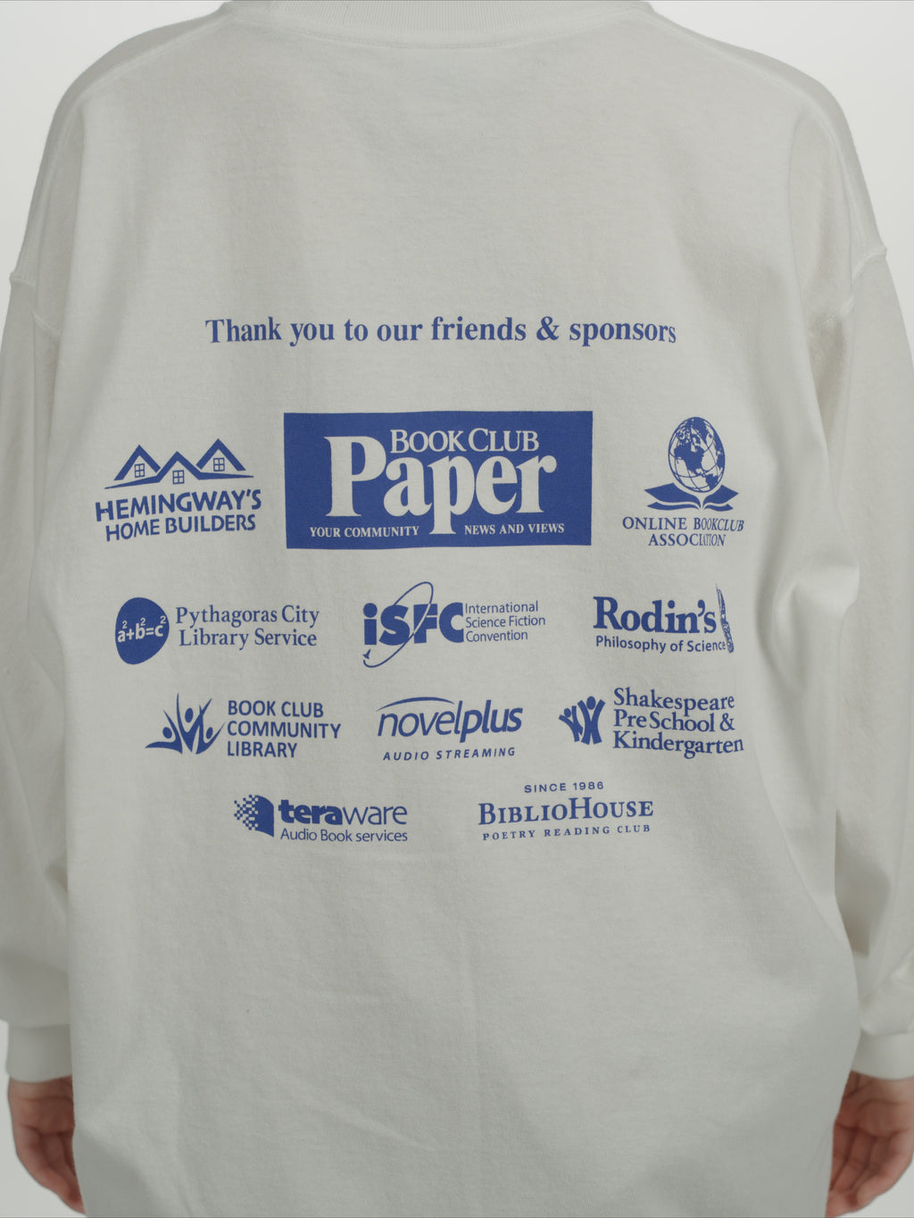 ＜BC#26618＞ 7oz Cotton Jersey Tube L/S Shirt -Friends & Sponsor Logo-