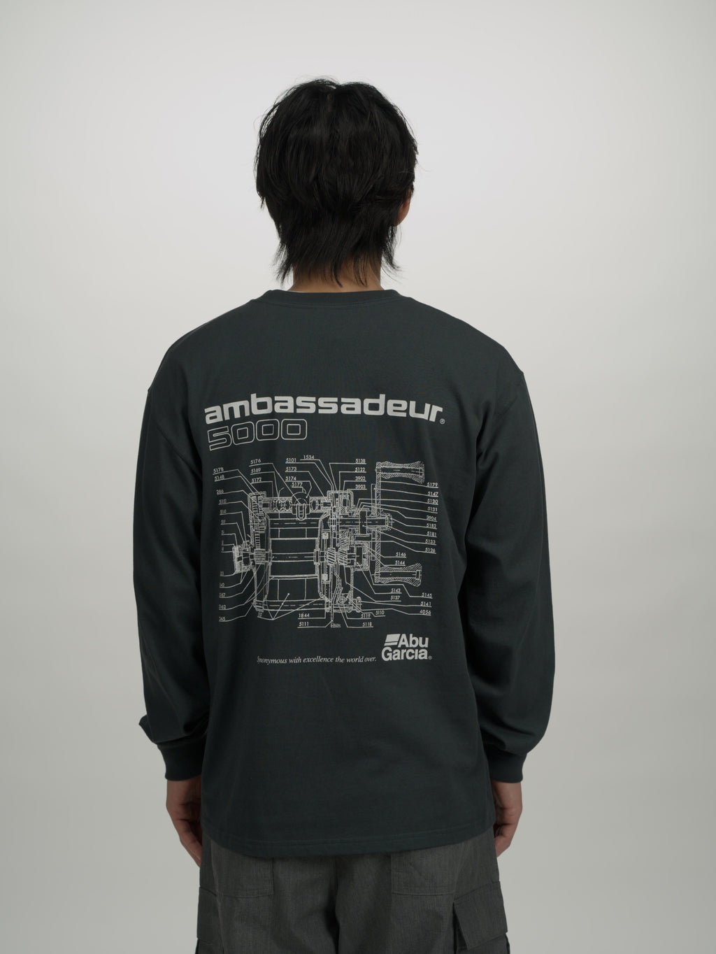 ＜AGC#26717＞7.5oz O.E. Cotton 'Ambassadeur®︎' BluePrint Graphic T