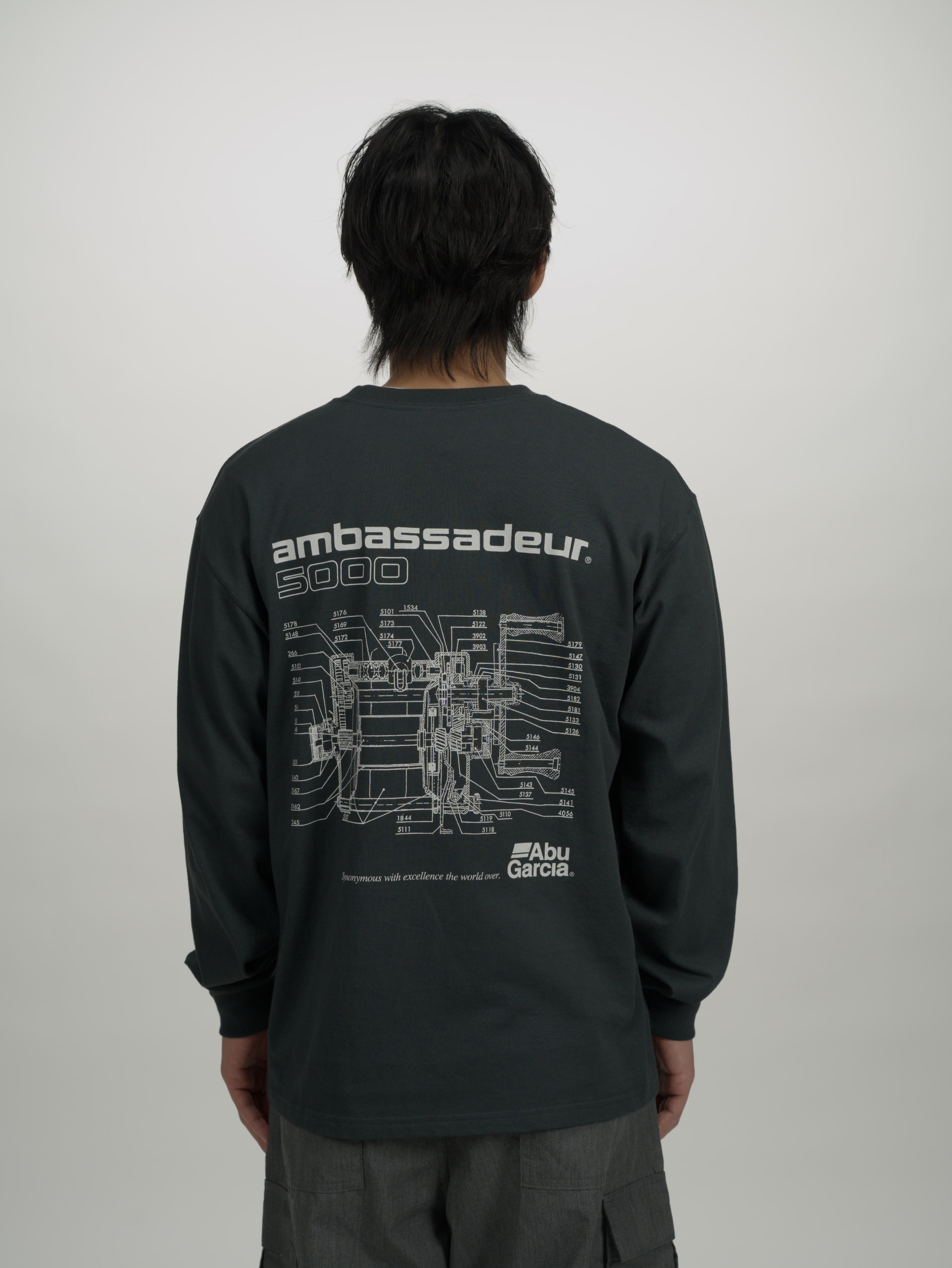 ＜AGC#26717＞7.5oz O.E. Cotton 'Ambassadeur®︎' BluePrint Graphic T