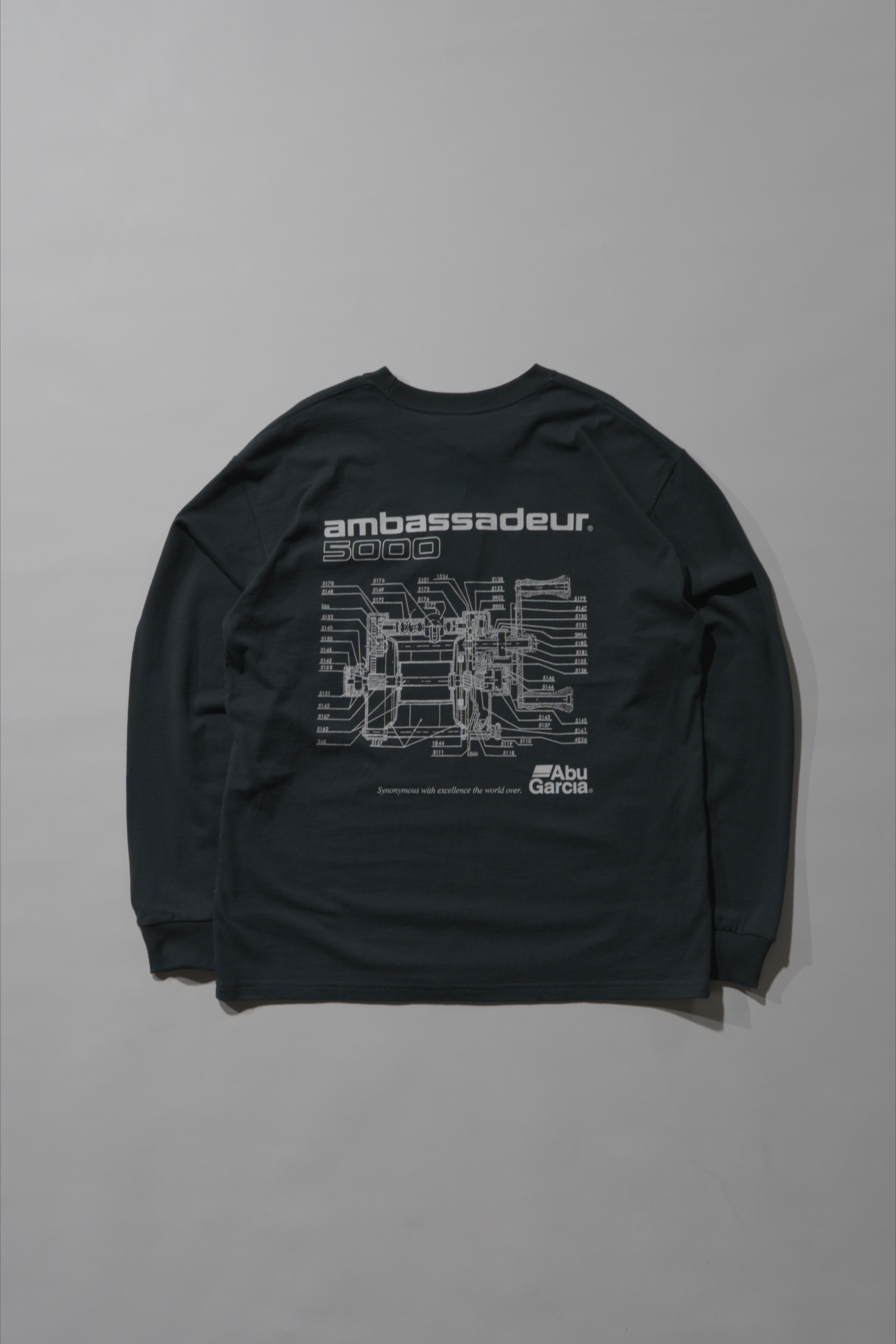 ＜AGC#26717＞7.5oz O.E. Cotton 'Ambassadeur®︎' BluePrint Graphic T