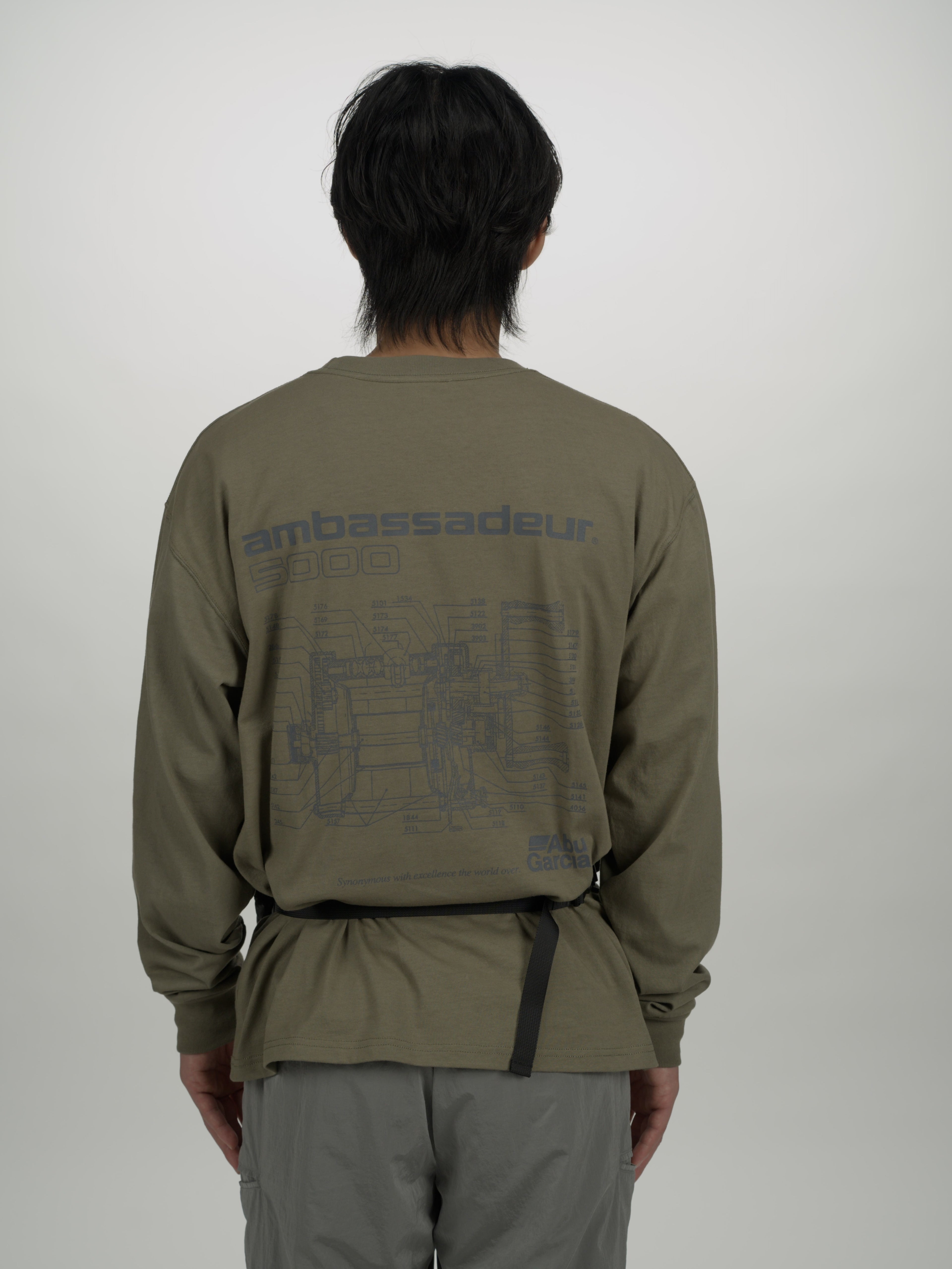 ＜AGC#26717＞7.5oz O.E. Cotton 'Ambassadeur®︎' BluePrint Graphic T