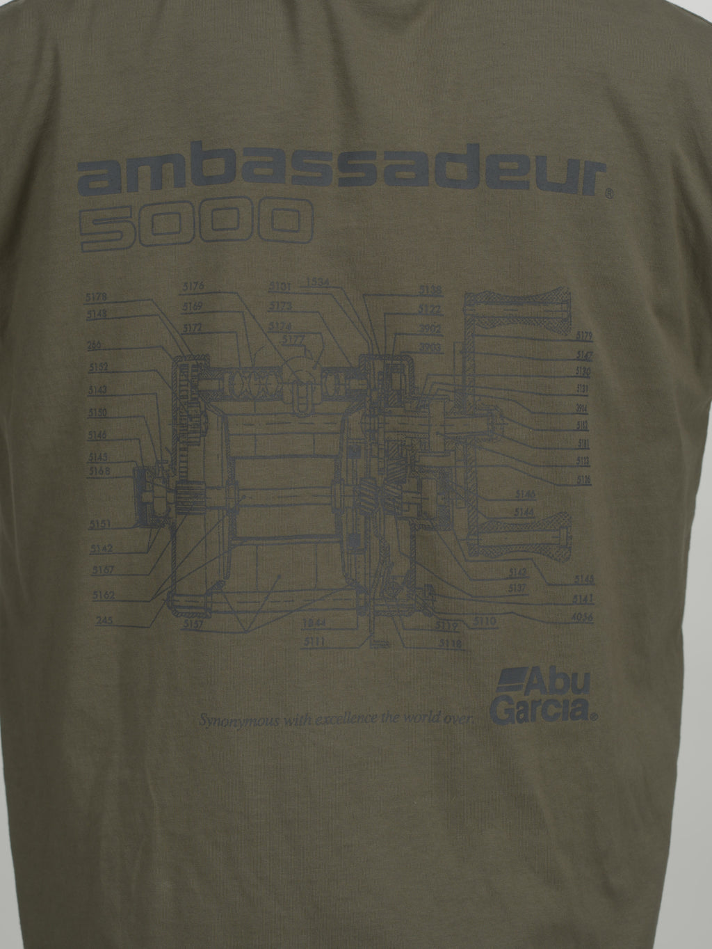＜AGC#26717＞7.5oz O.E. Cotton 'Ambassadeur®︎' BluePrint Graphic T
