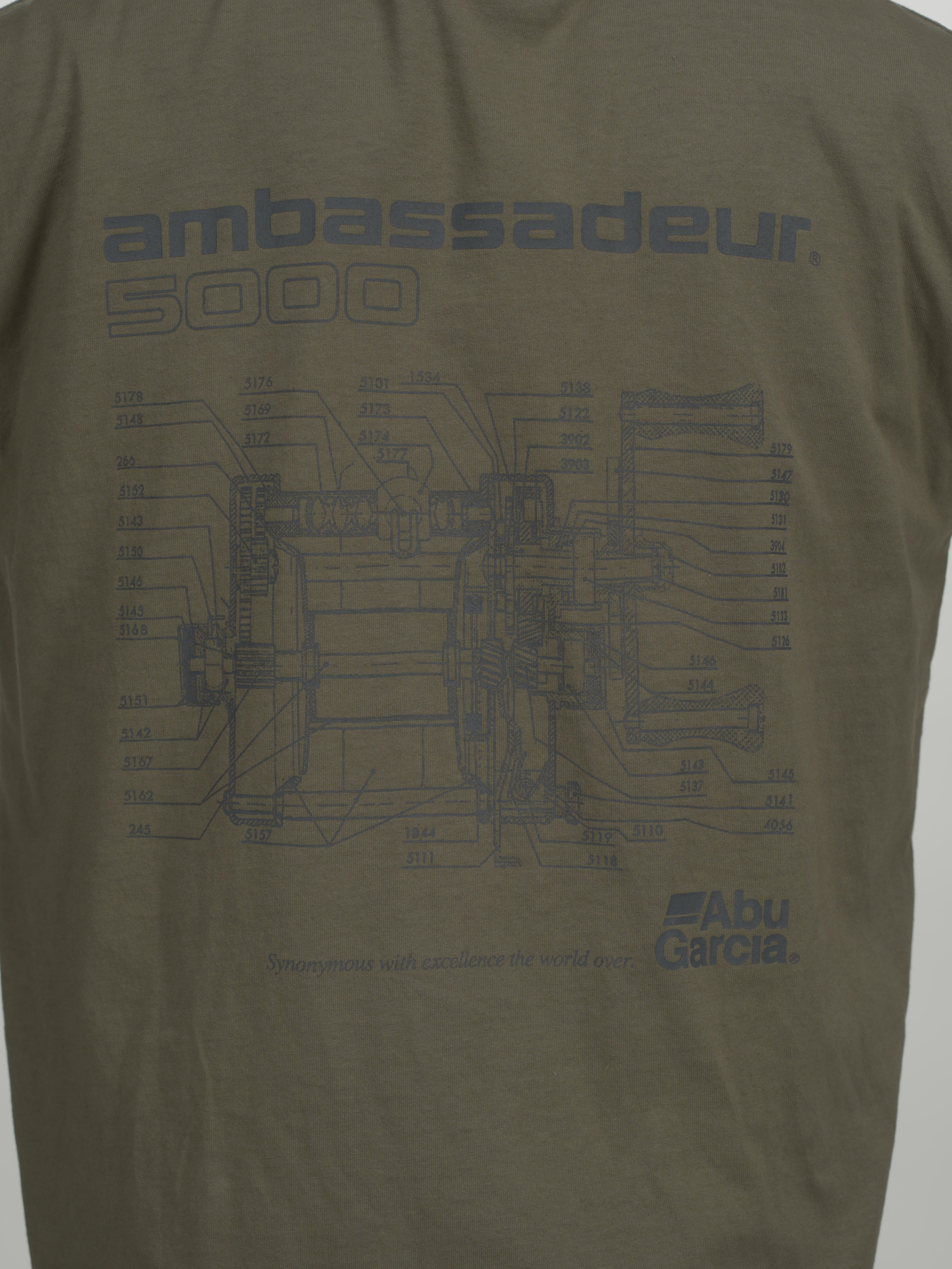 ＜AGC#26717＞7.5oz O.E. Cotton 'Ambassadeur®︎' BluePrint Graphic T