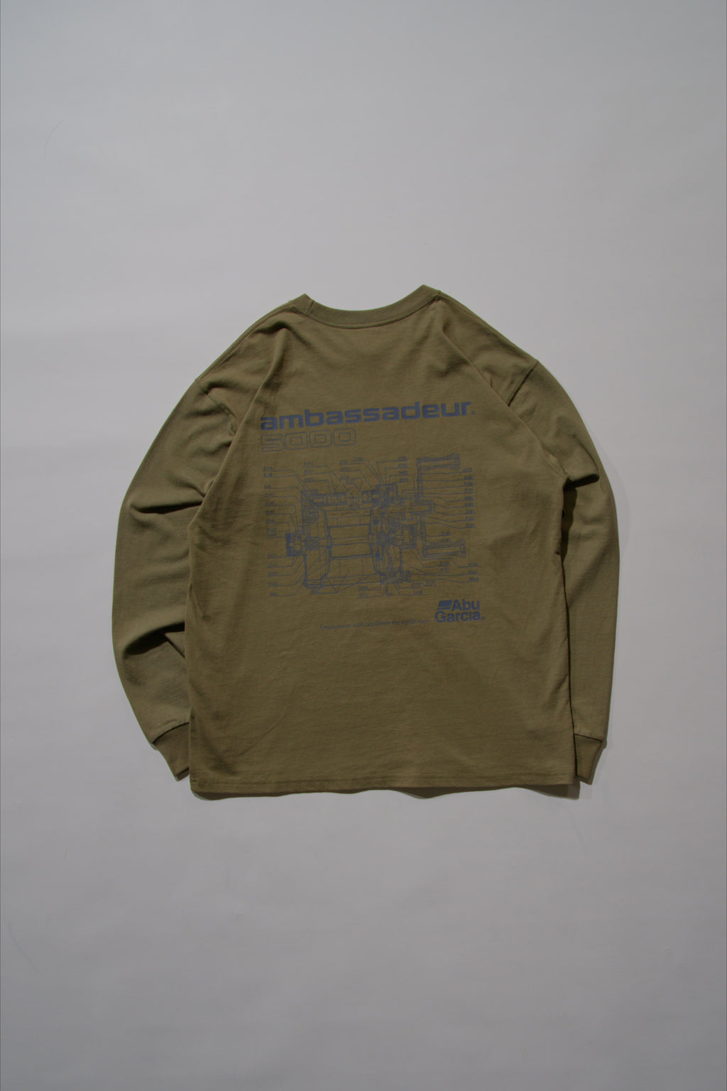 ＜AGC#26717＞7.5oz O.E. Cotton 'Ambassadeur®︎' BluePrint Graphic T