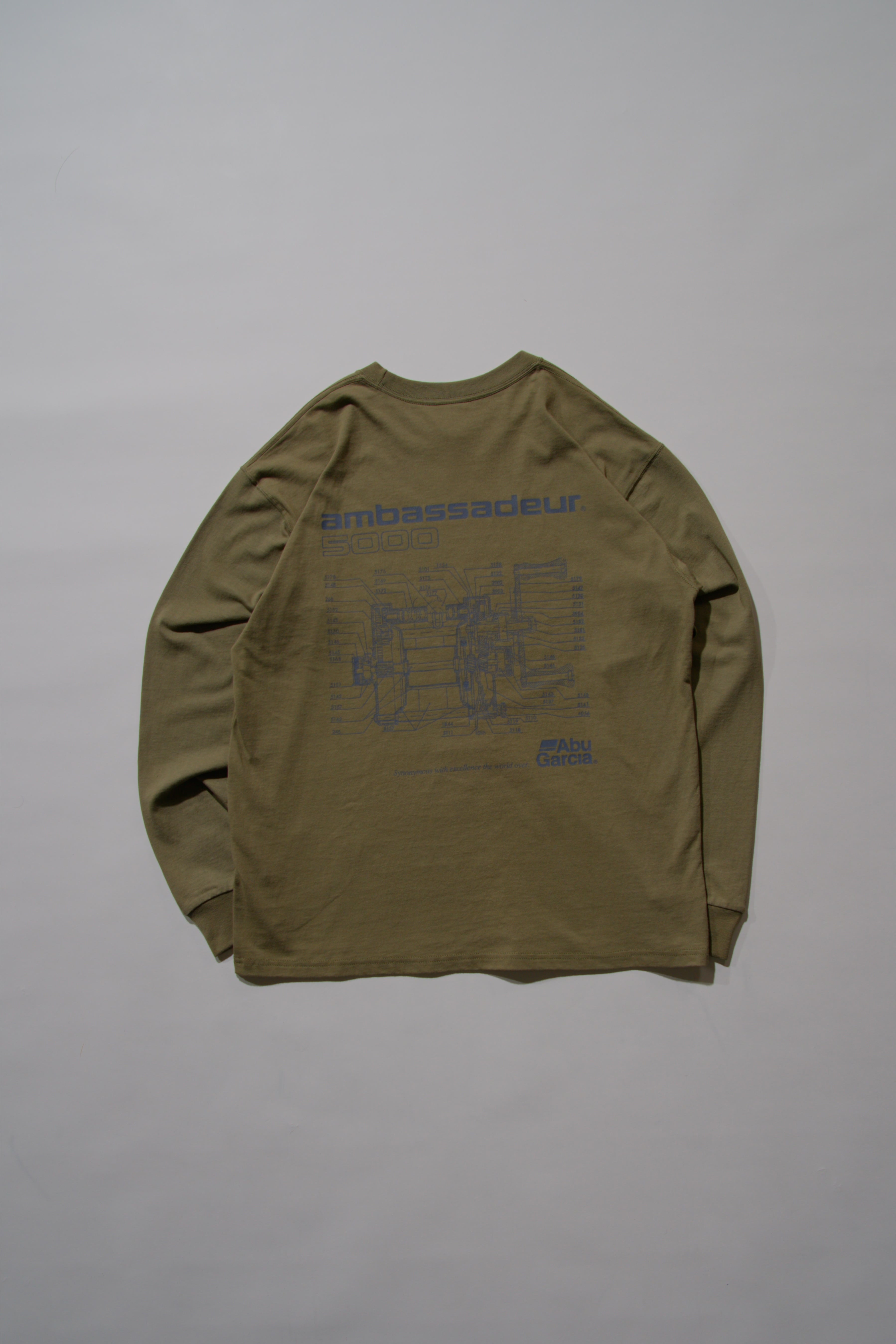 ＜AGC#26717＞7.5oz O.E. Cotton 'Ambassadeur®︎' BluePrint Graphic T