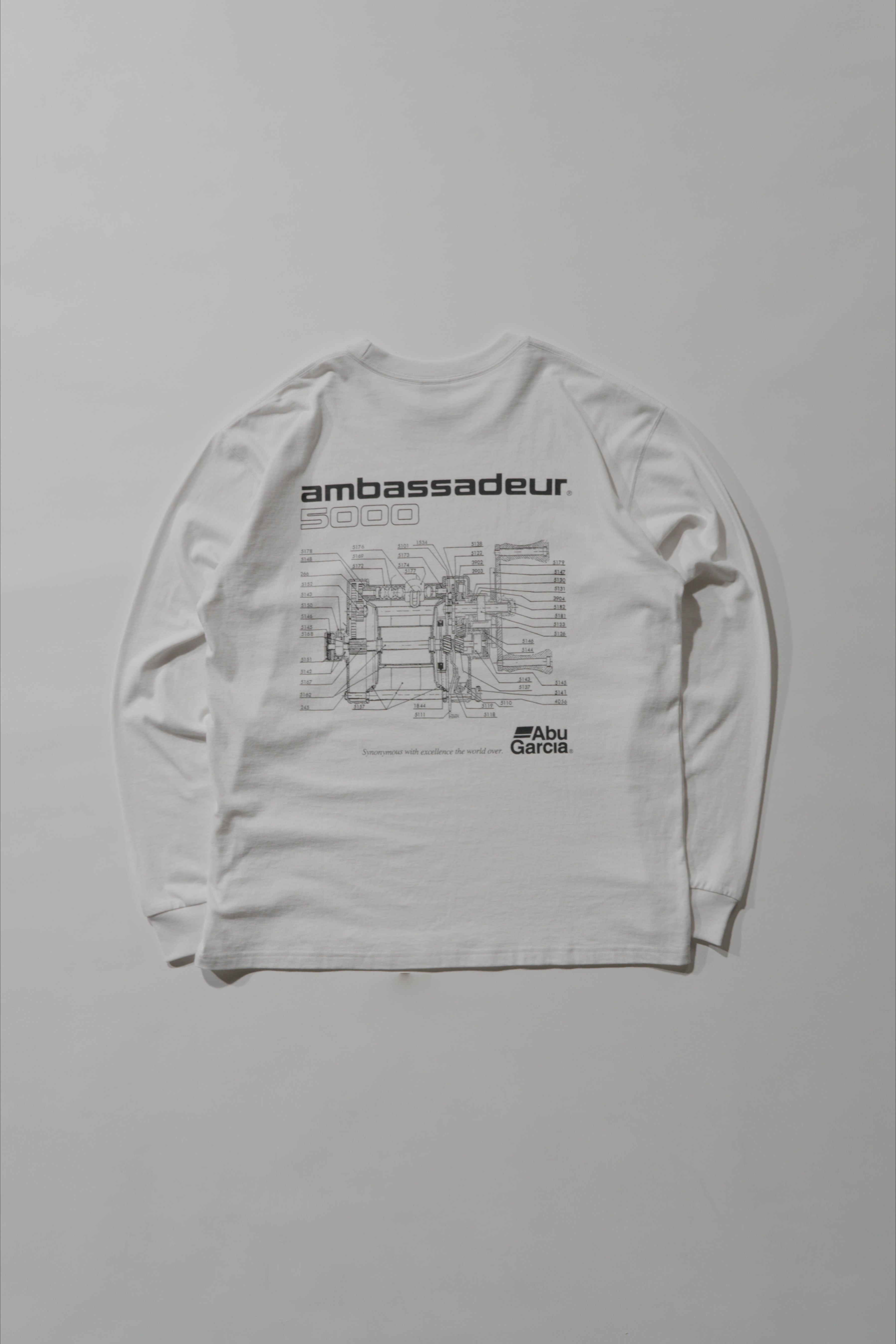 ＜AGC#26717＞7.5oz O.E. Cotton 'Ambassadeur®︎' BluePrint Graphic T