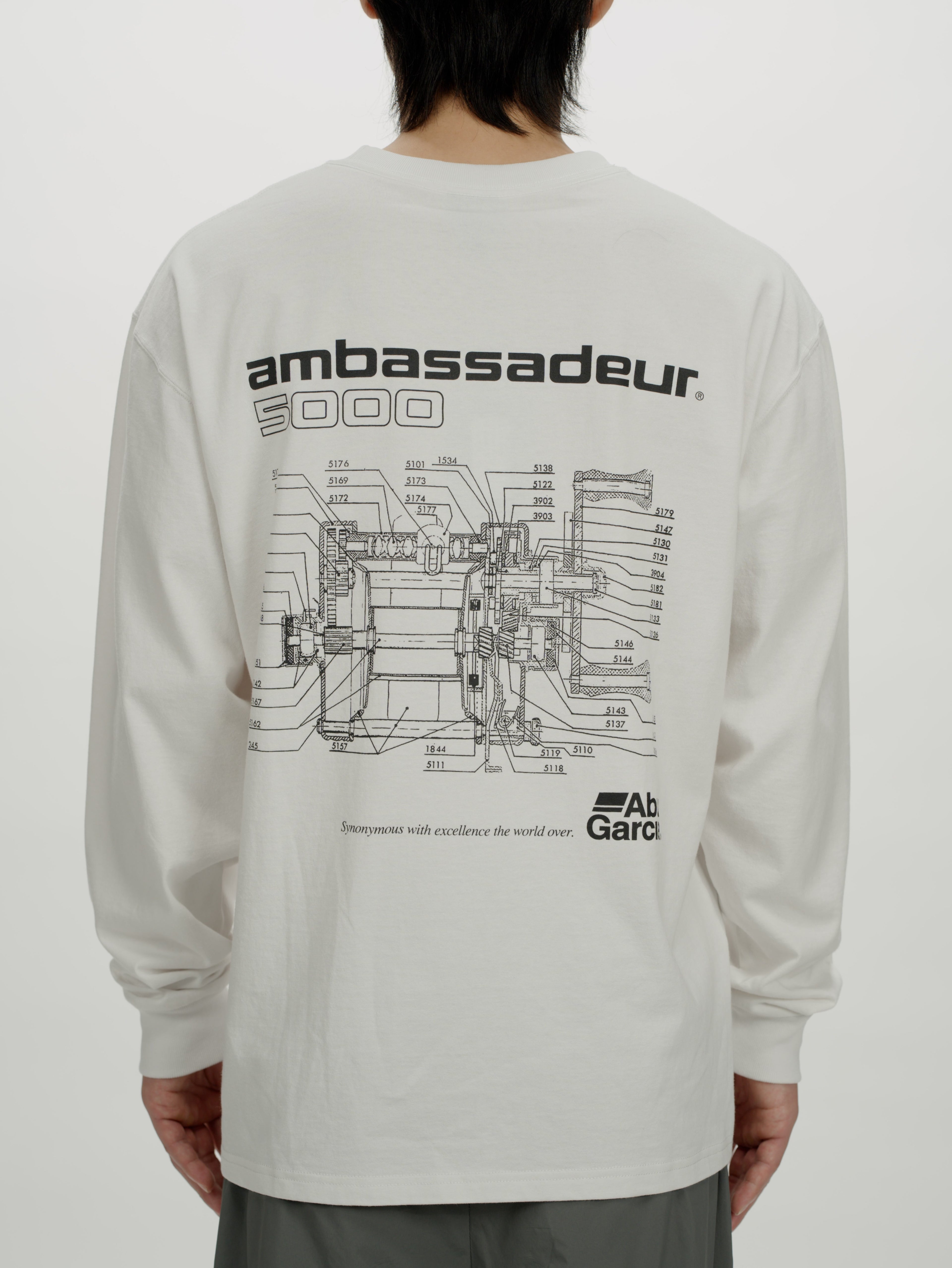 ＜AGC#26717＞7.5oz O.E. Cotton 'Ambassadeur®︎' BluePrint Graphic T