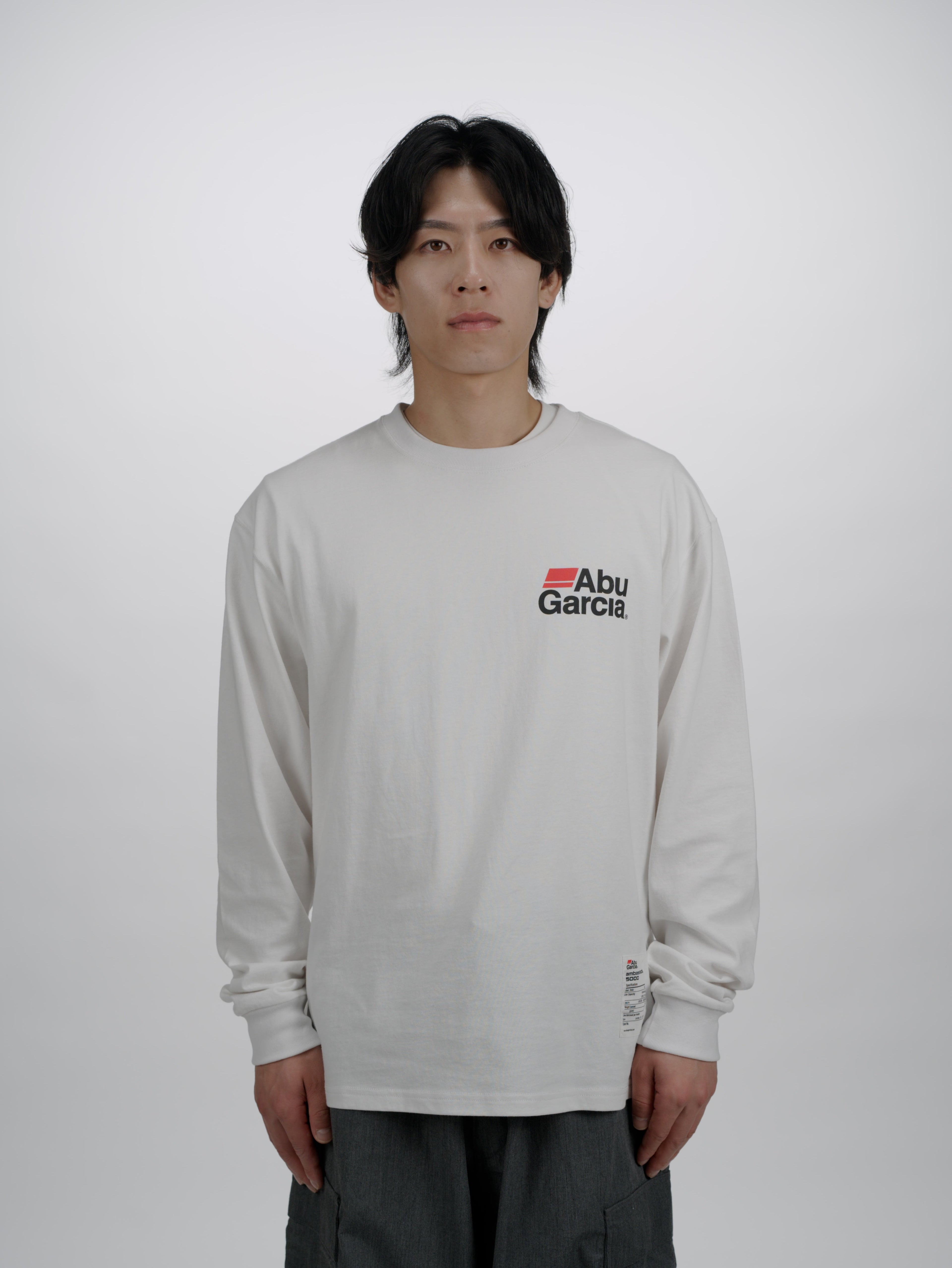 ＜AGC#26719＞7.5oz O.E. Cotton 'Abu Garcia' Logo T