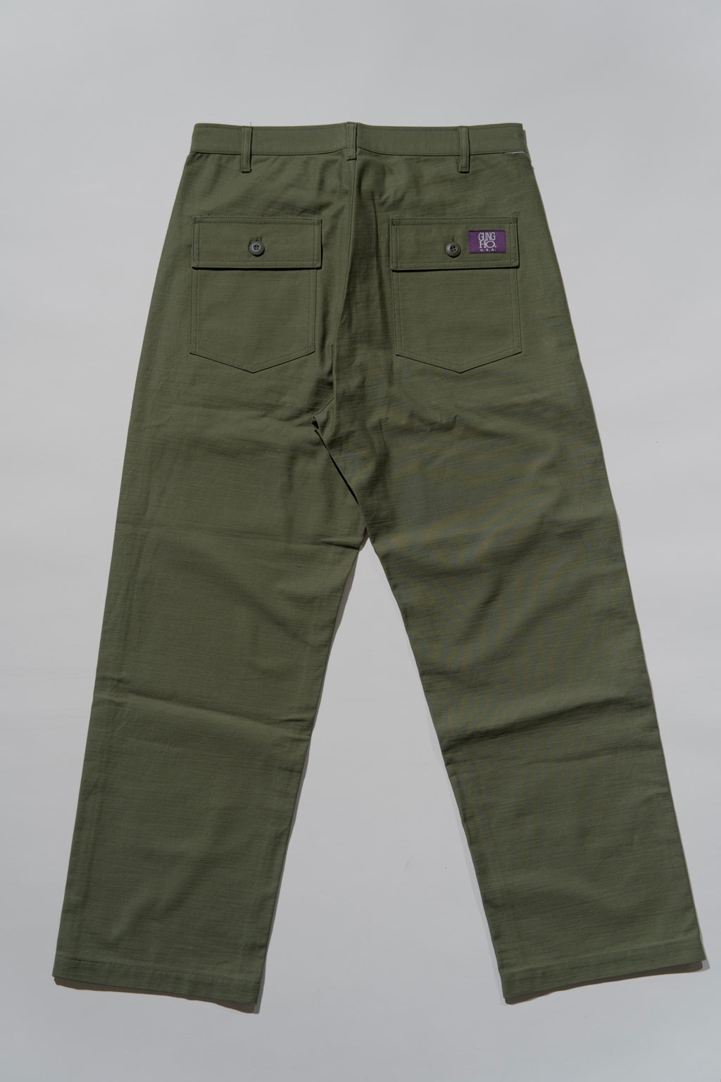＜GHI#26551＞Back Satin Fatigue Pants 'STANDARD'
