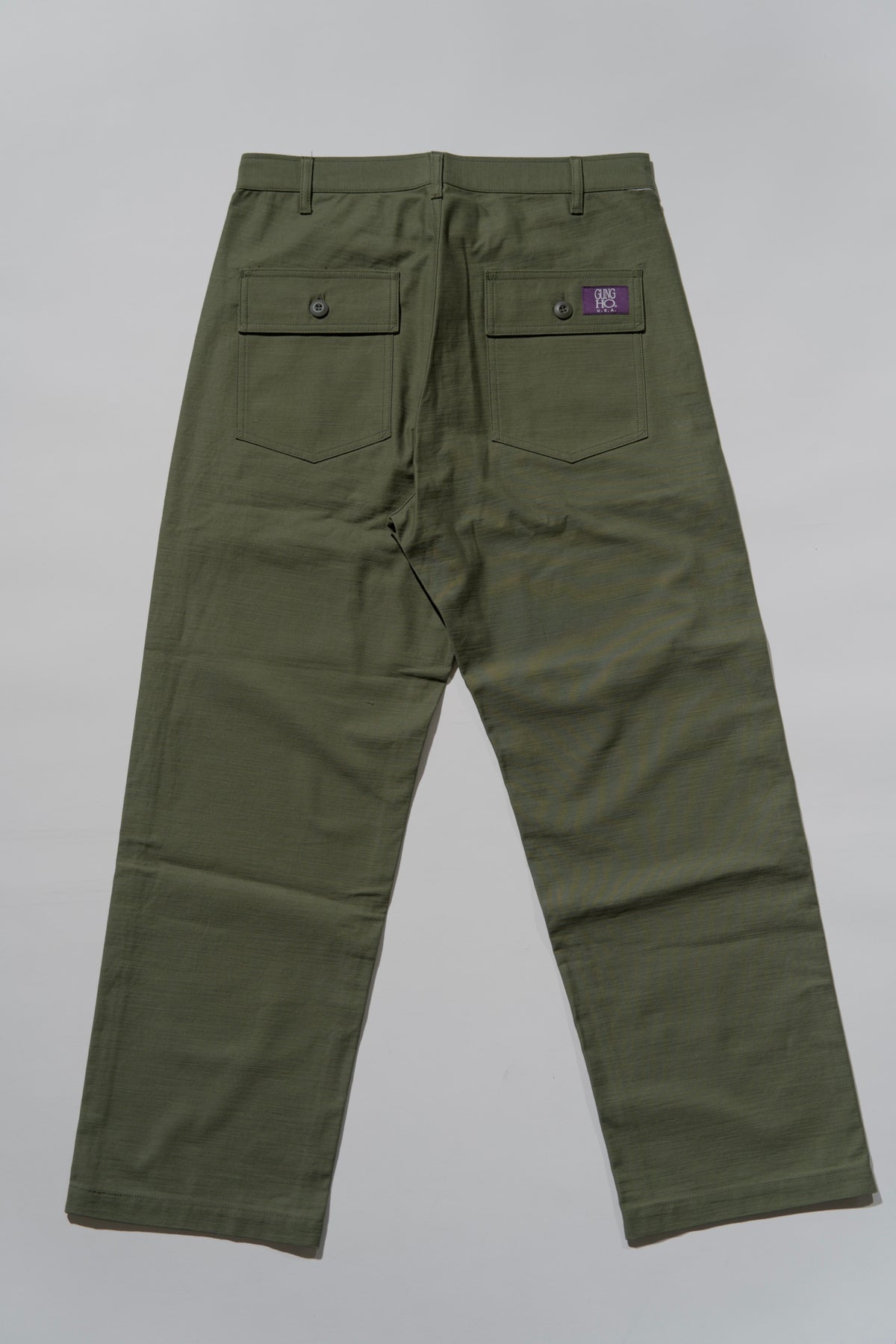 ＜GHI#26551＞Back Satin Fatigue Pants 'STANDARD'