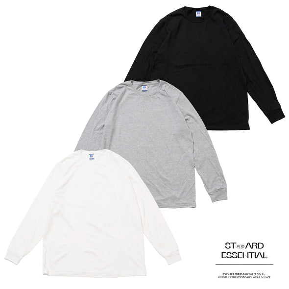 -STANDARD ESSENTIALS-   US Cotton Classic Long Sleeve T-SH＜600LSR＞RUSSELL ATHLETIC