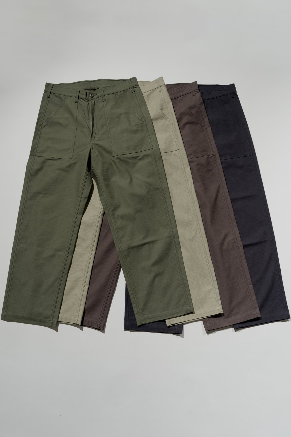 ＜GHI#26551＞Back Satin Fatigue Pants 'STANDARD'