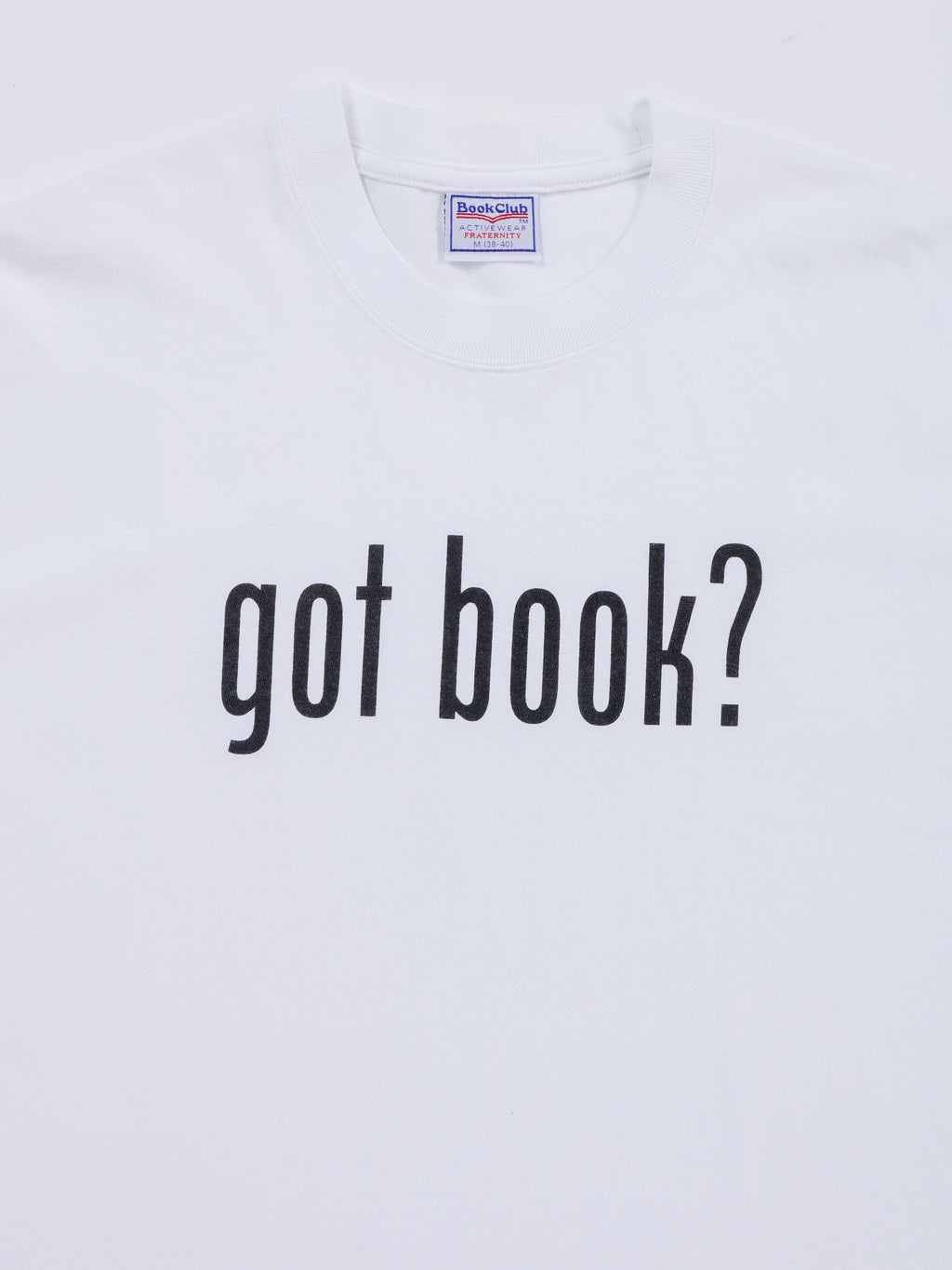 ＜BCW#26015-2＞7oz Cotton Jersey Tube Body S/S Shirt -got book?-