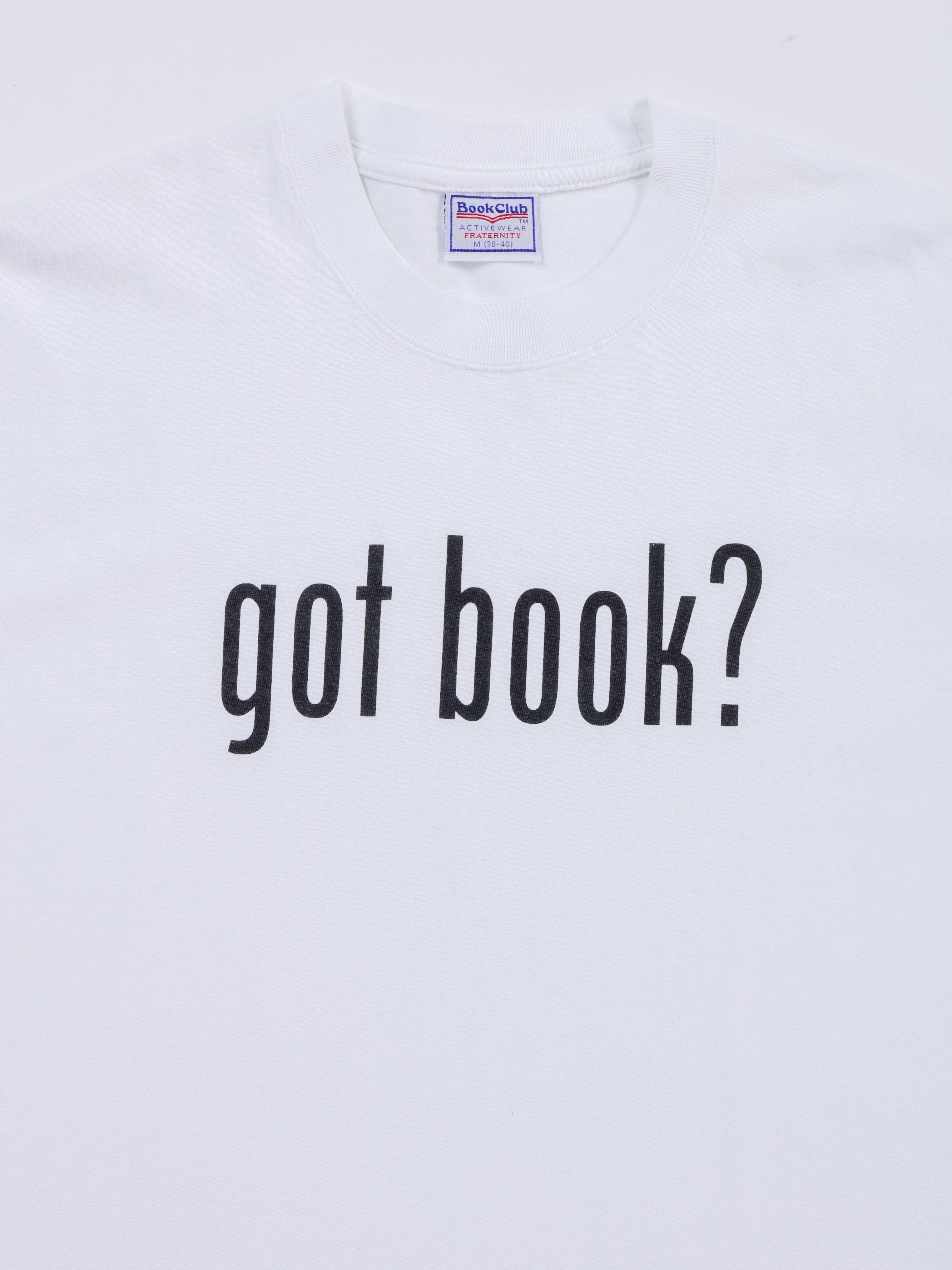 ＜BCW#26015-2＞7oz Cotton Jersey Tube Body S/S Shirt -got book?-