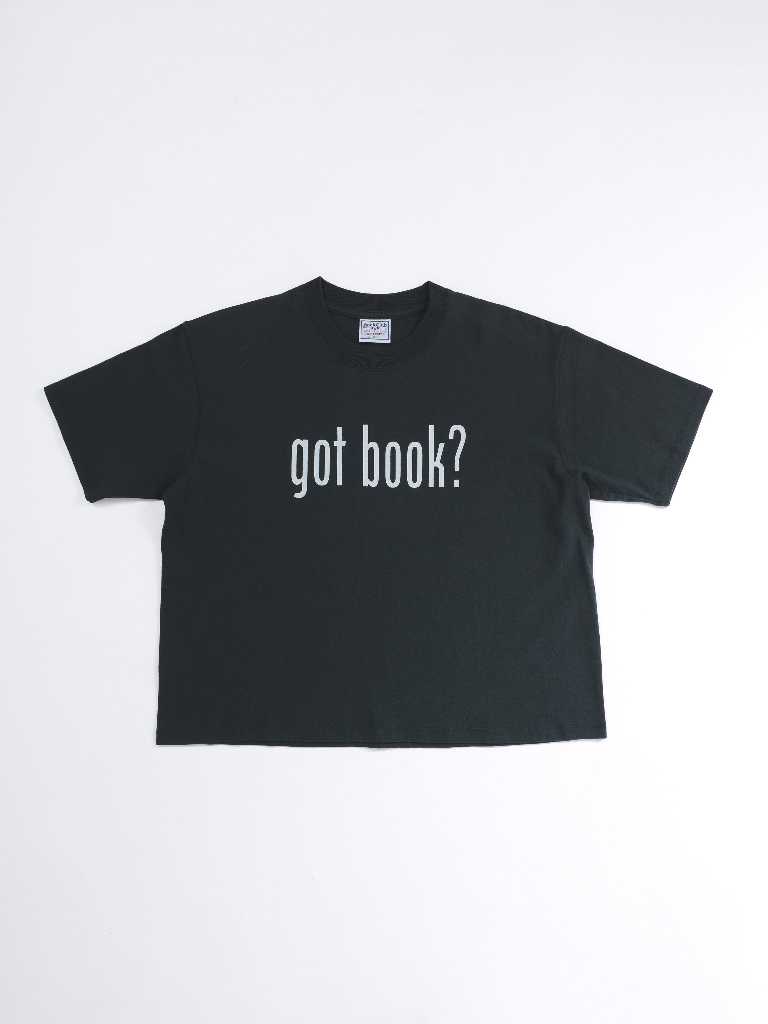 ＜BCW#26015＞7oz Cotton Jersey Tube Body S/S Shirt -got book?-