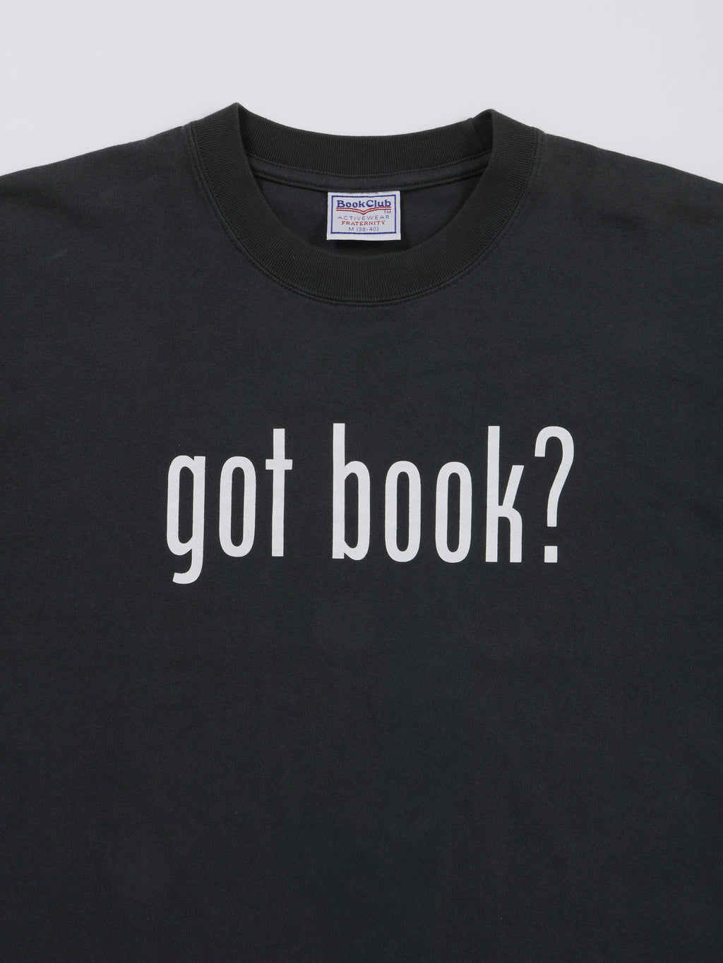 ＜BCW#26015＞7oz Cotton Jersey Tube Body S/S Shirt -got book?-