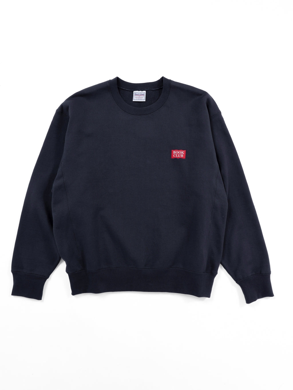 ＜BC#26001＞Heavy Oz Cotton Sweat Crew Shirt -BOOK CLUB Logo Emb-