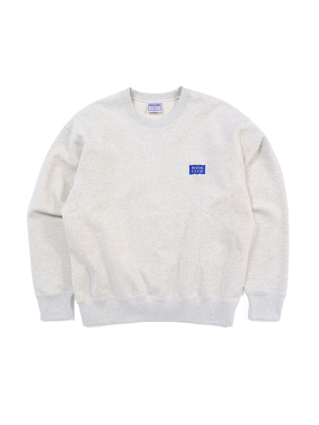 ＜BC#26001＞Heavy Oz Cotton Sweat Crew Shirt -BOOK CLUB Logo Emb-