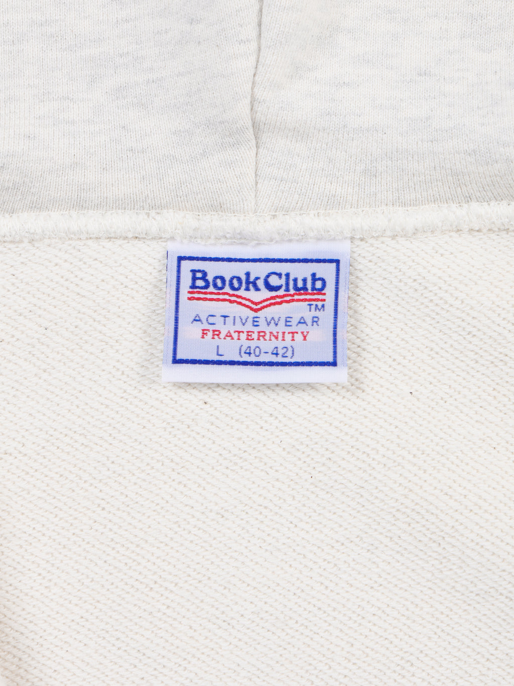 ＜BC#26002＞Heavy Oz Cotton Sweat Zip up Hoodie -BOOK CLUB Logo Emb-