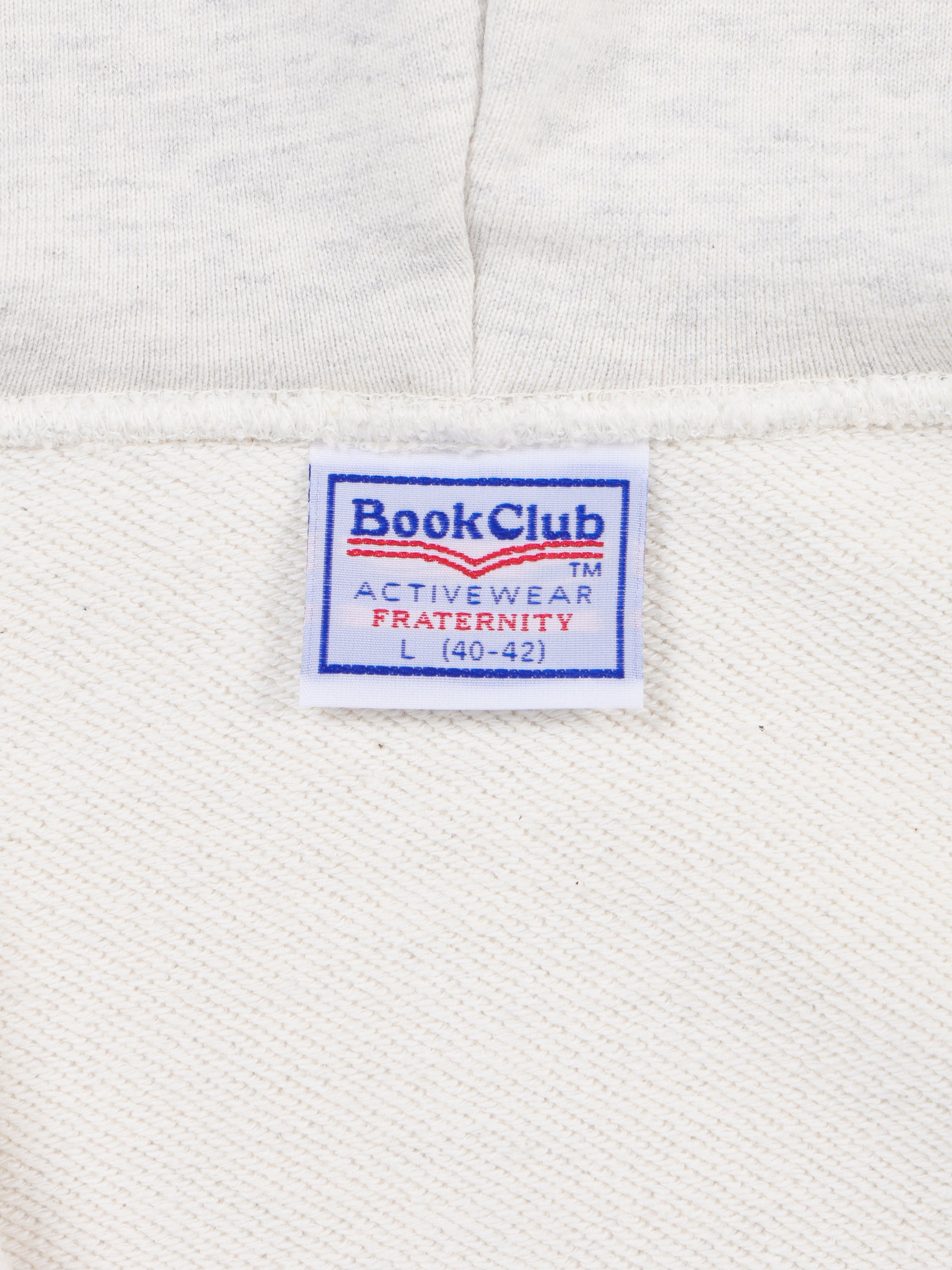 ＜BC#26002＞Heavy Oz Cotton Sweat Zip up Hoodie -BOOK CLUB Logo Emb-