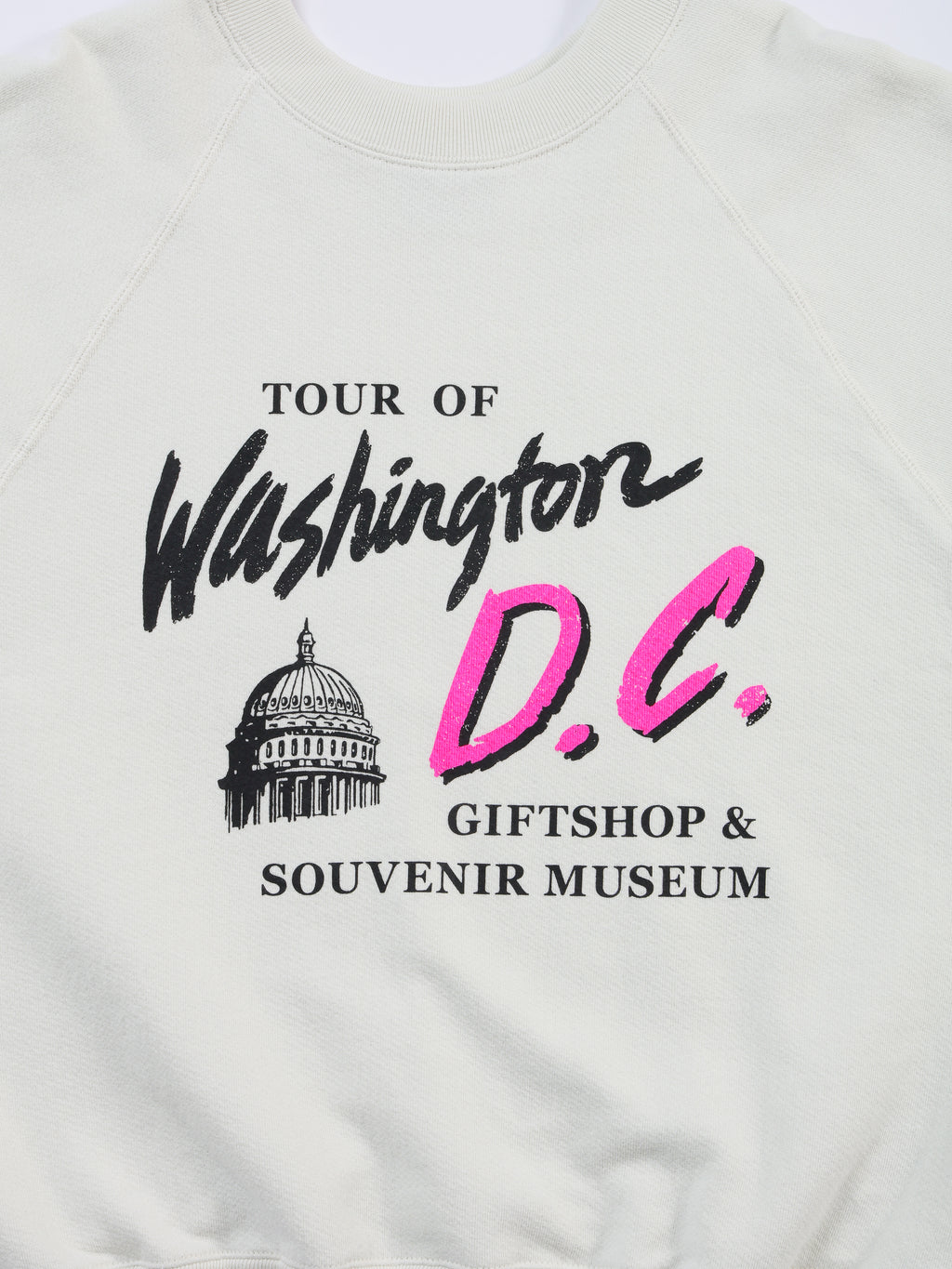 ＜BC#26005＞Cotton Loop Sweat Raglan L/S Shirt -Washington D.C.-