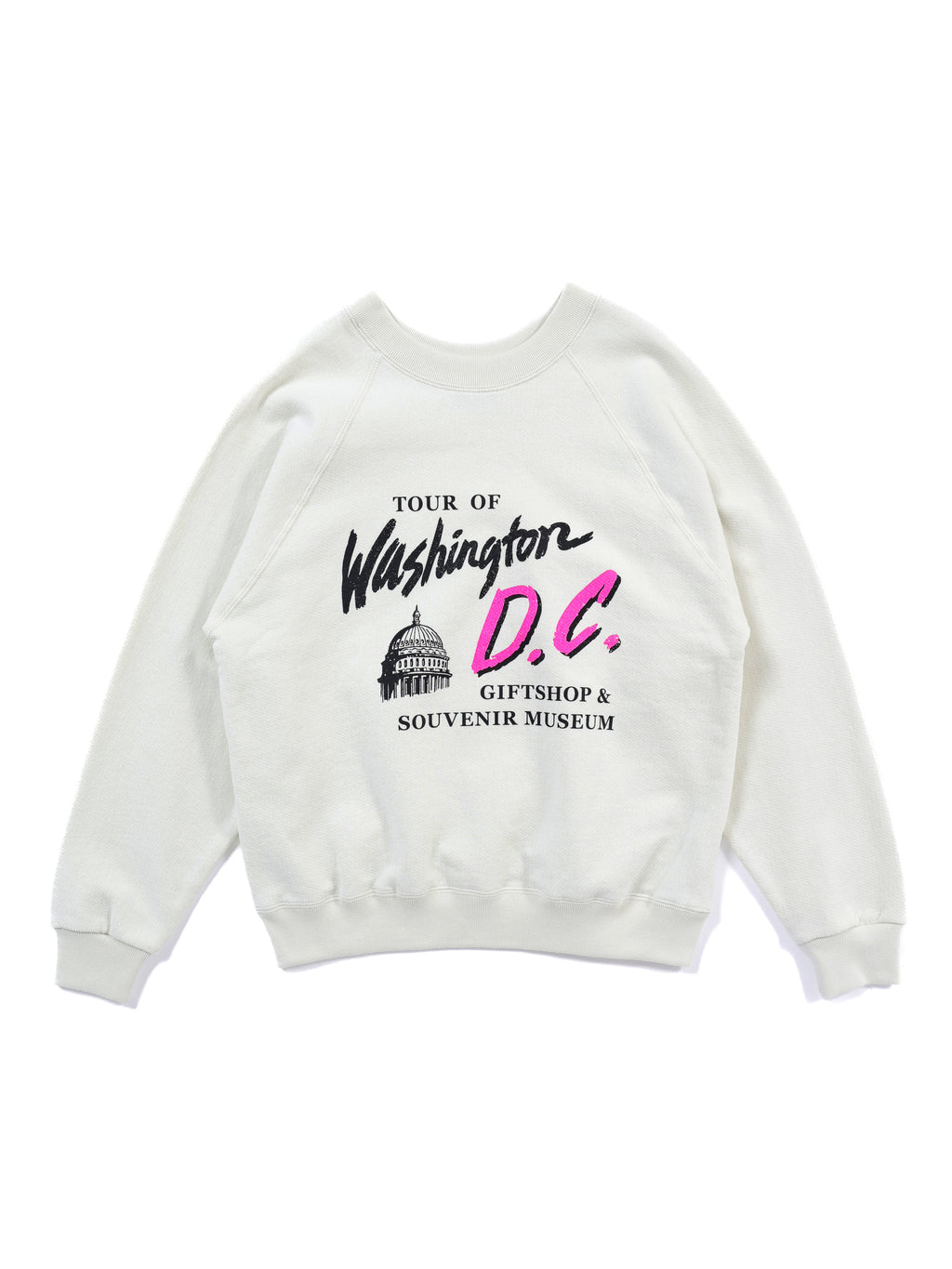 ＜BC#26005＞Cotton Loop Sweat Raglan L/S Shirt -Washington D.C.-