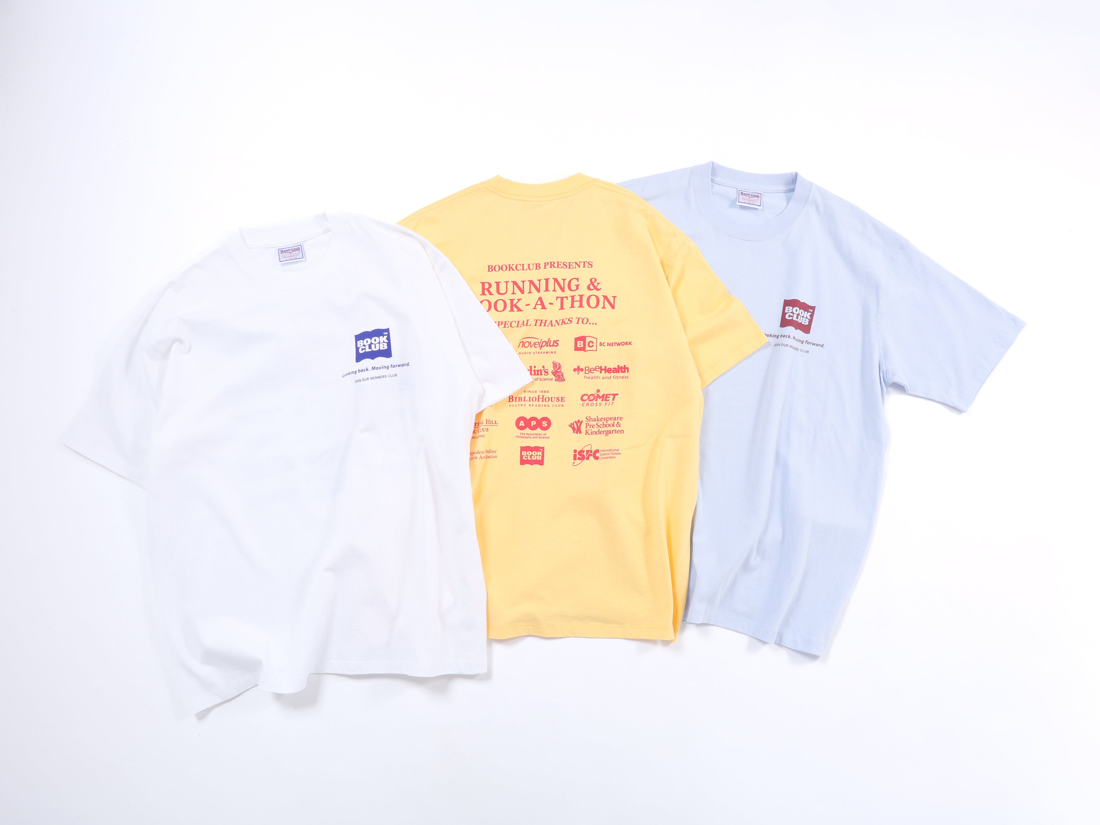 ＜BC#26010＞7oz Cotton Jersey Tube Body S/S Shirt -Book A-Thon~Sponsor Logo~-