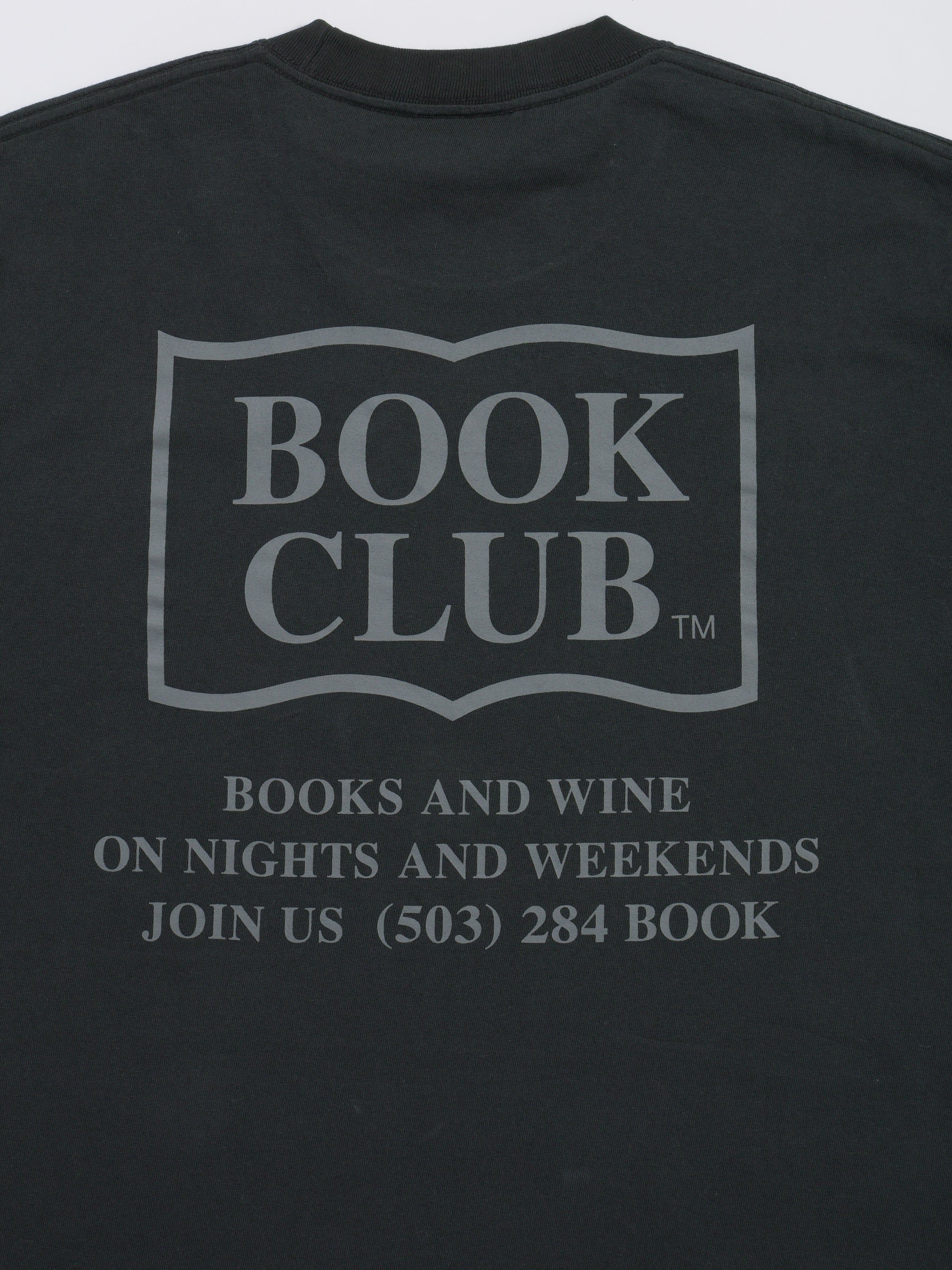 ＜BC#26011＞7oz Cotton Jersey Tube Body S/S Shirt -BOOK CLUB Logo-