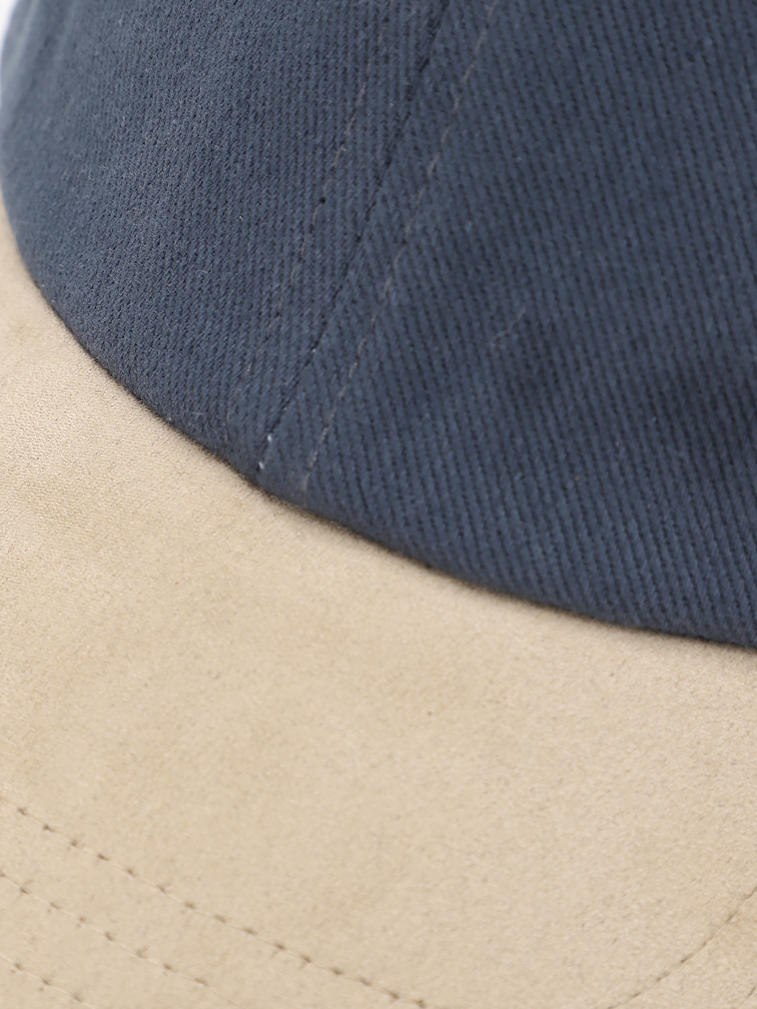 ＜BC#26056＞6Panel Baseball Cap -Faux Suede Brim-