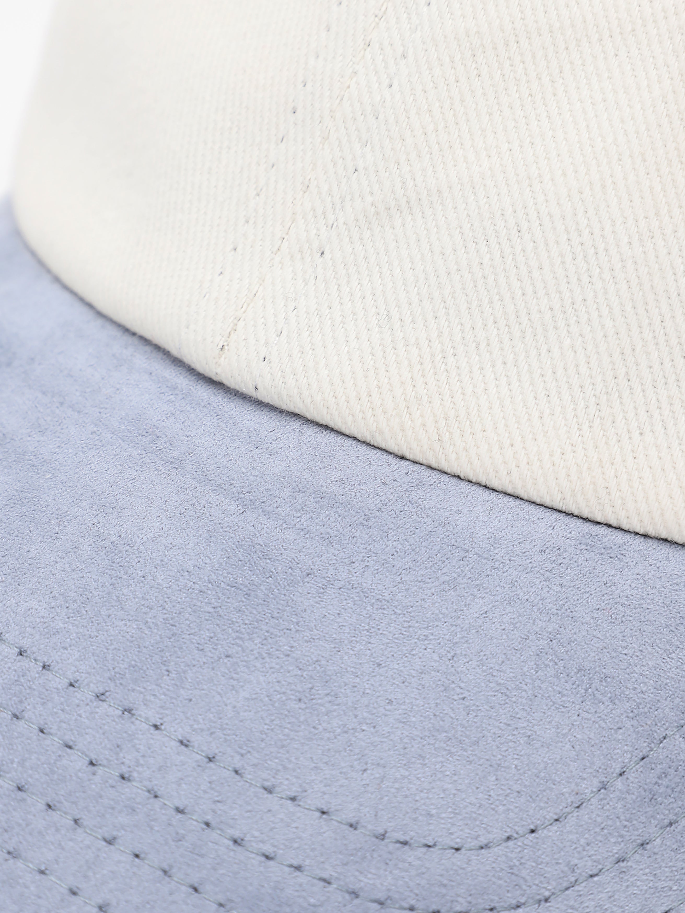 ＜BC#26056＞6Panel Baseball Cap -Faux Suede Brim-