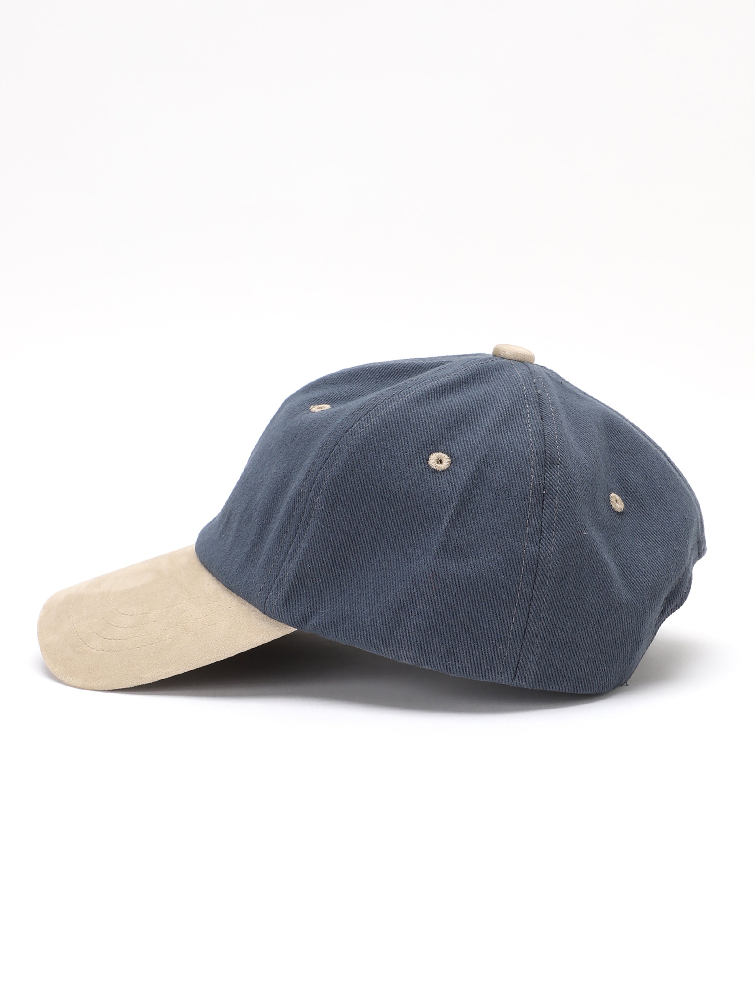 ＜BC#26056＞6Panel Baseball Cap -Faux Suede Brim-