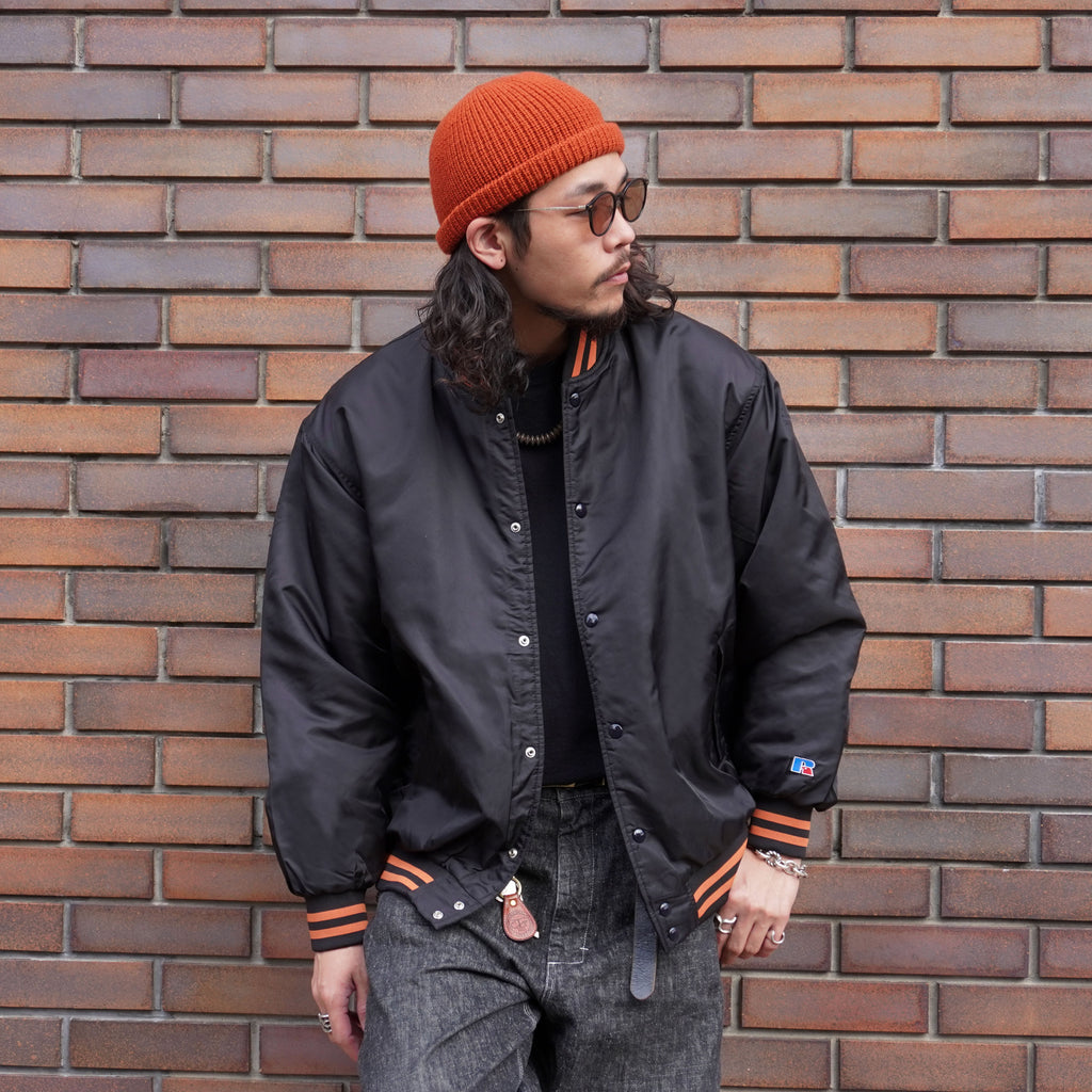 ＜RC-22731＞Nylon Varsity Baseball Jacket