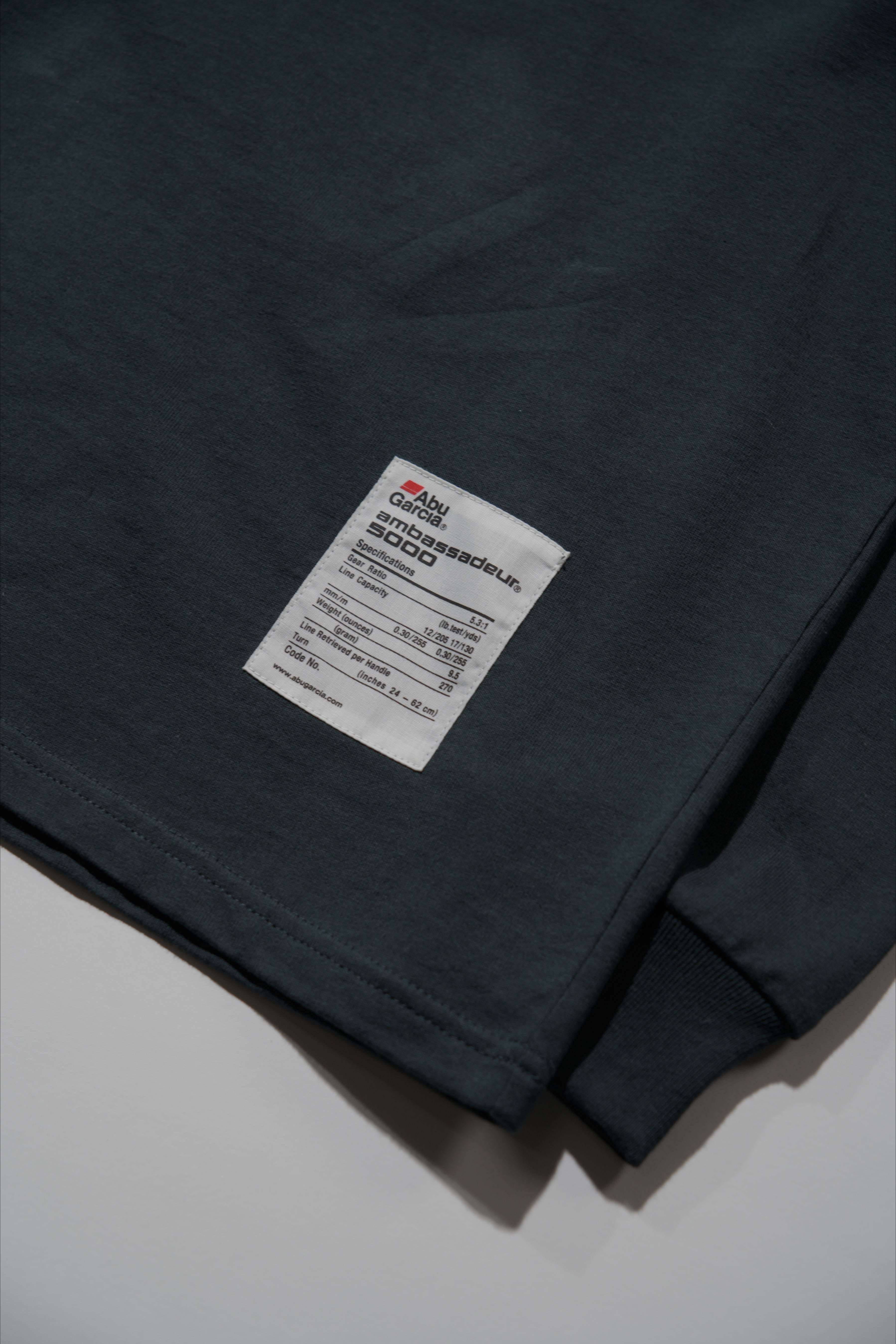 ＜AGC#26719＞7.5oz O.E. Cotton 'Abu Garcia' Logo T