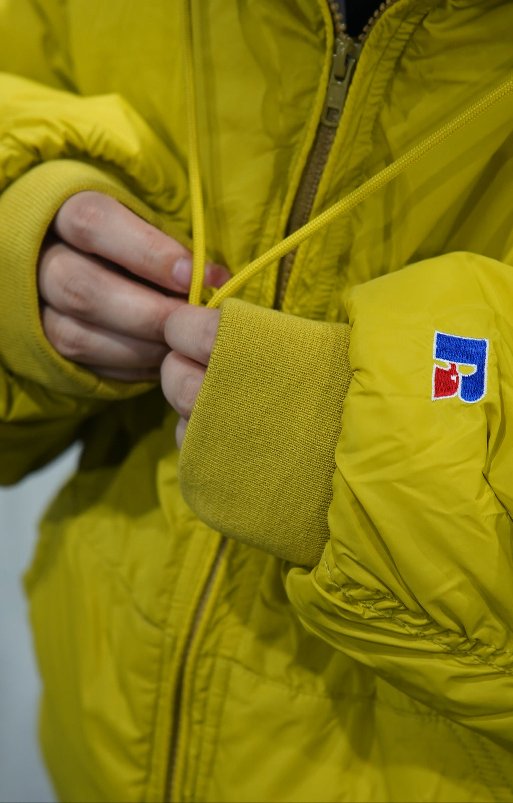 ＜RC-25751＞Nylon Puffer Zip-up Puffer Hoodie