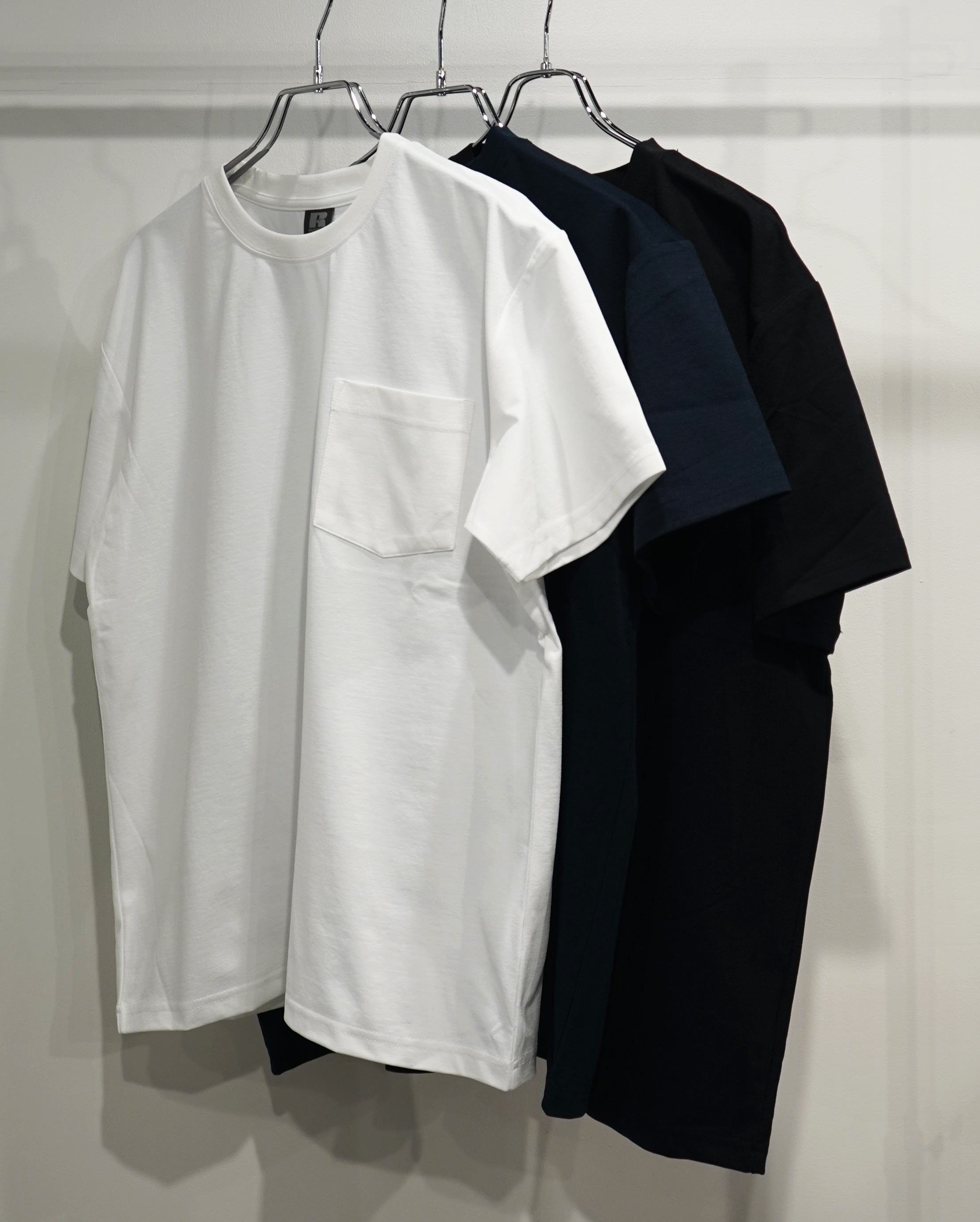 ＜RJ-24242＞Dri-Power Stretch S/S Pocket Crew Neck Shirt