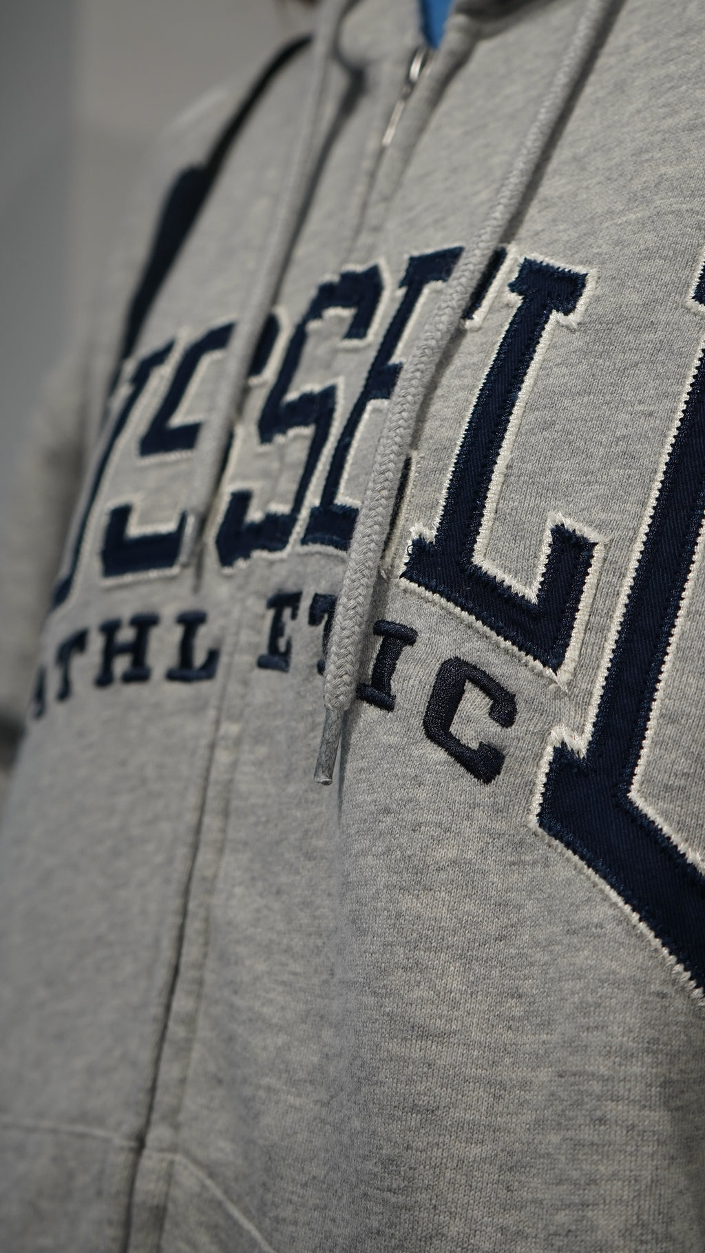 ＜RC-25701＞HIGH COTTON Sweat Letter Patched Zip Hoodie