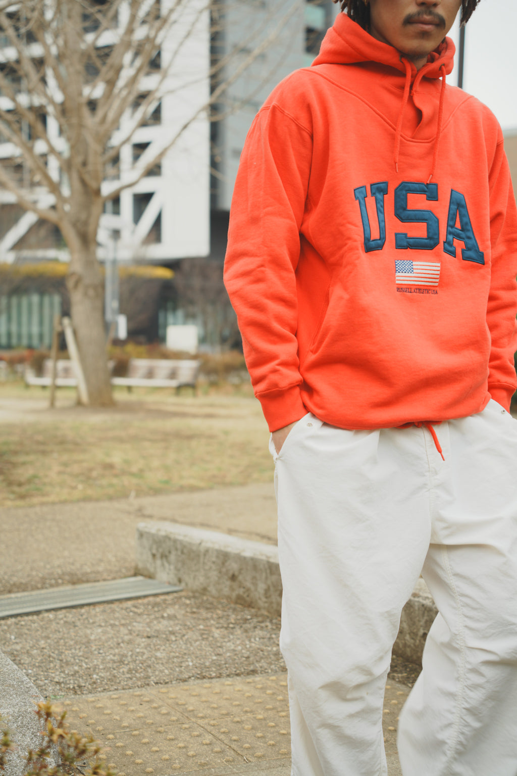 ＜RC-18527＞Pro Cotton Sweat PullOver Button Up Hoodie