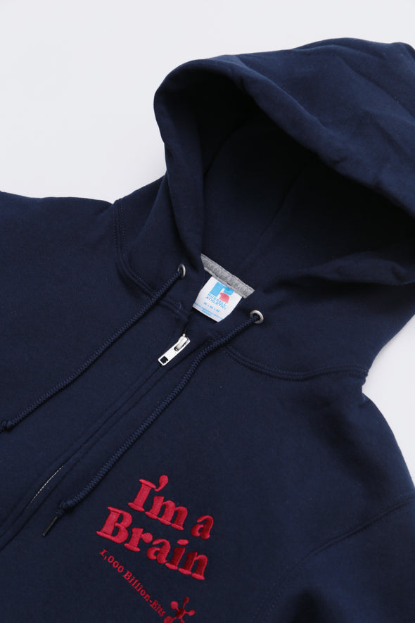 BRAIN ZIP HOODIE -CLASS ROOM COLLECTION〈RC-24694EC〉-RUSSELL ATHLETIC-