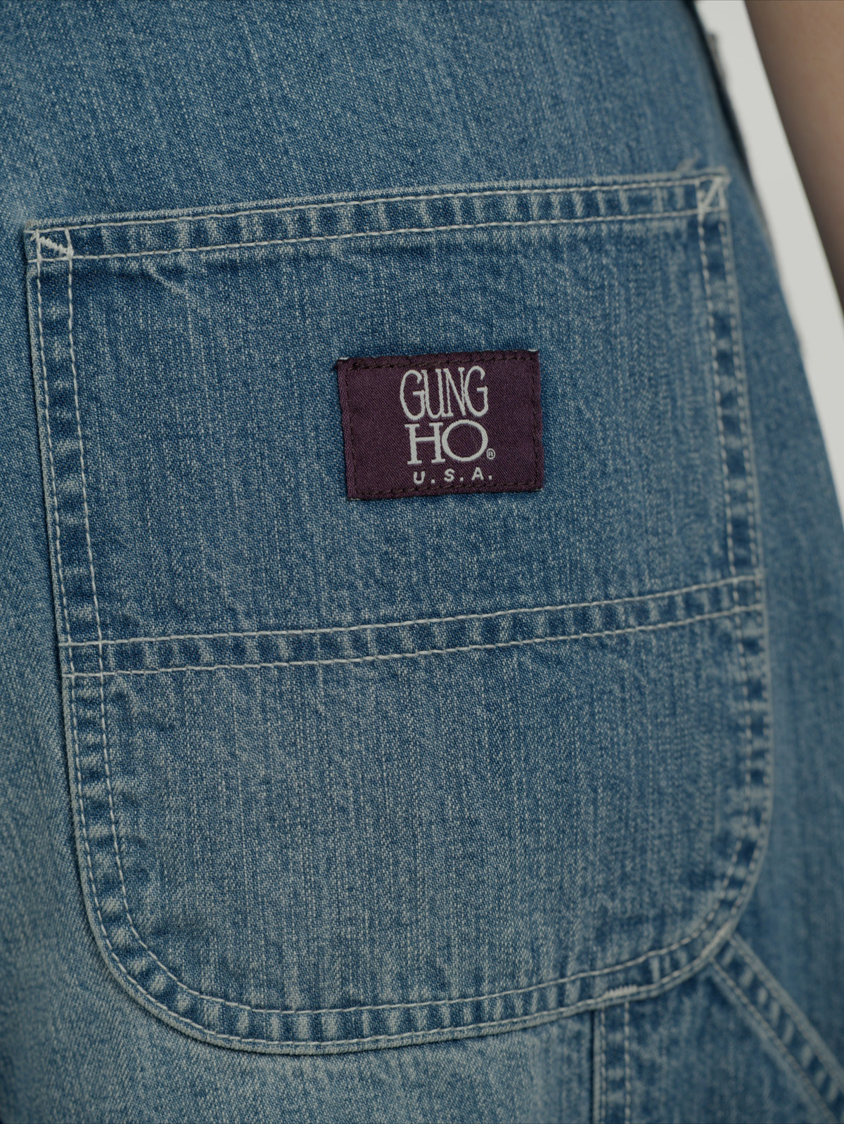 ＜GHI#26558W＞11.5oz Cotton Denim Painter Skirt 'CARPENTER'
