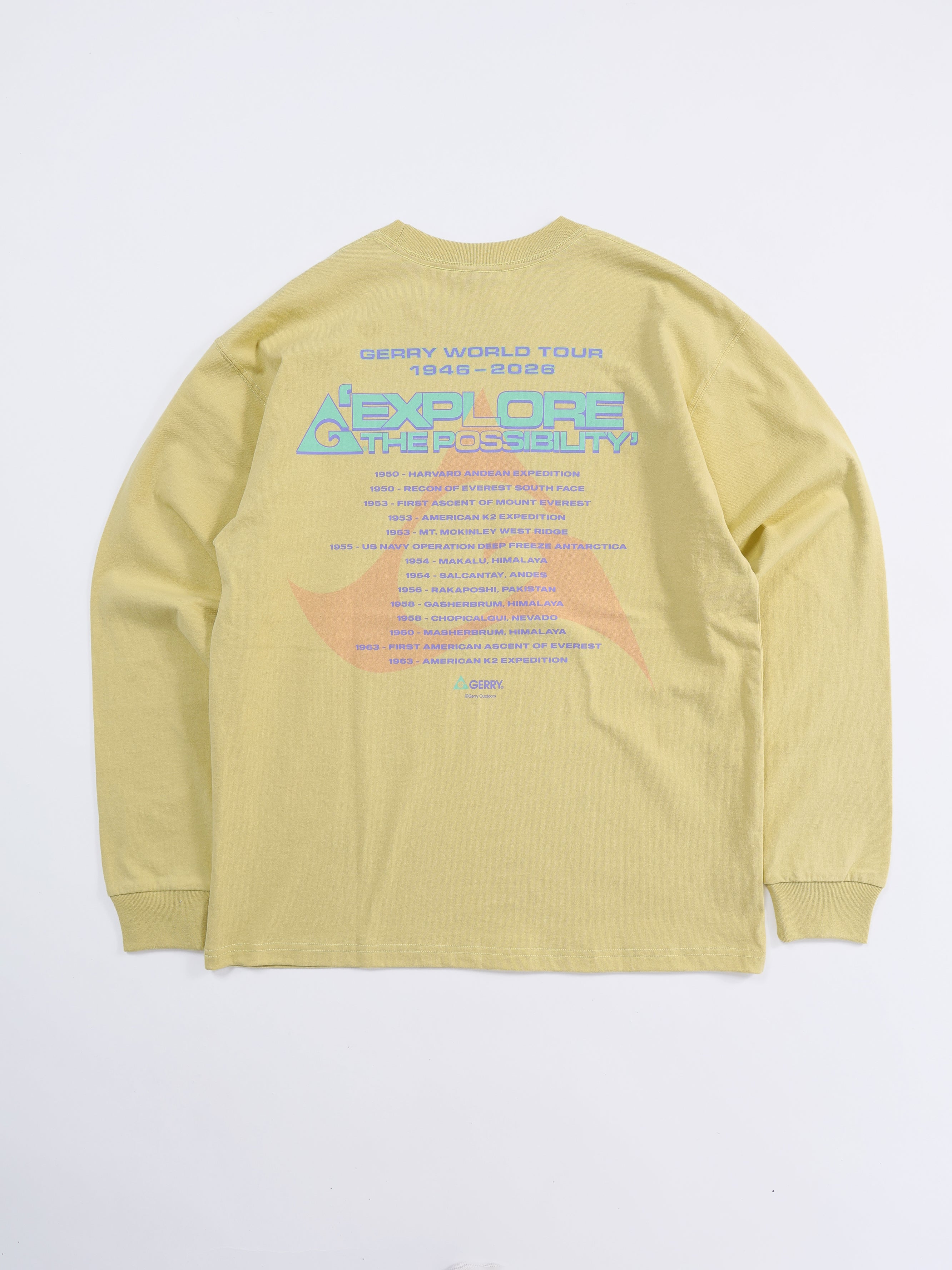 ＜GRC#26026＞7.5oz Heavy L/S Graphic Print Tee