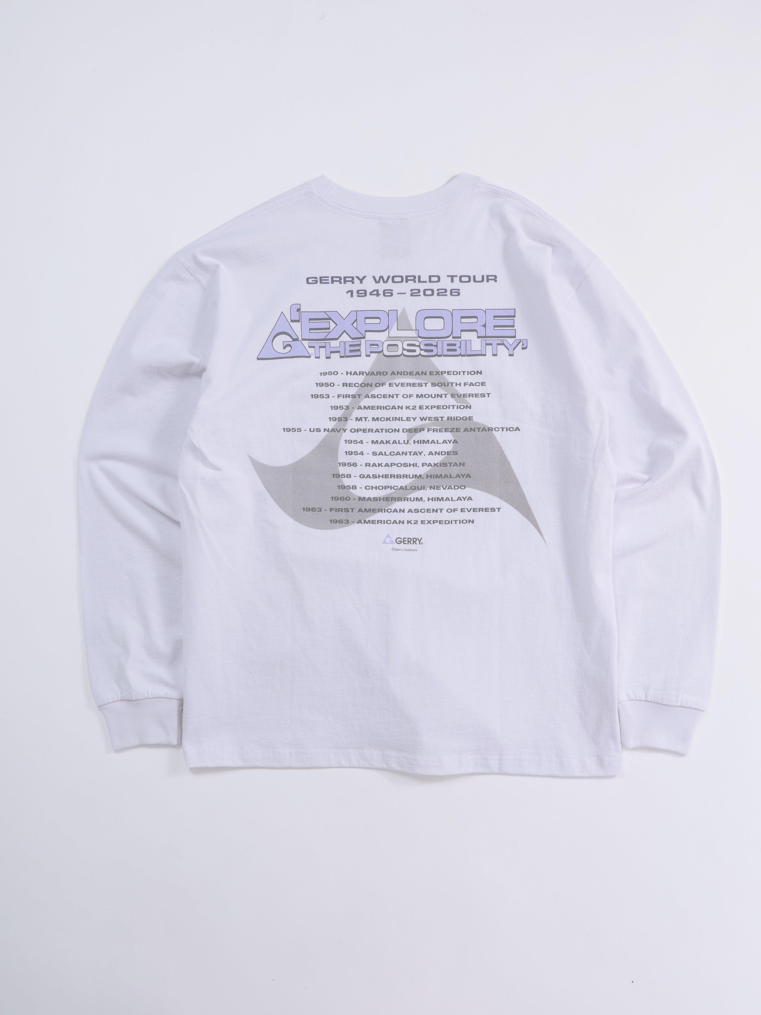 ＜GRC#26026＞7.5oz Heavy L/S Graphic Print Tee