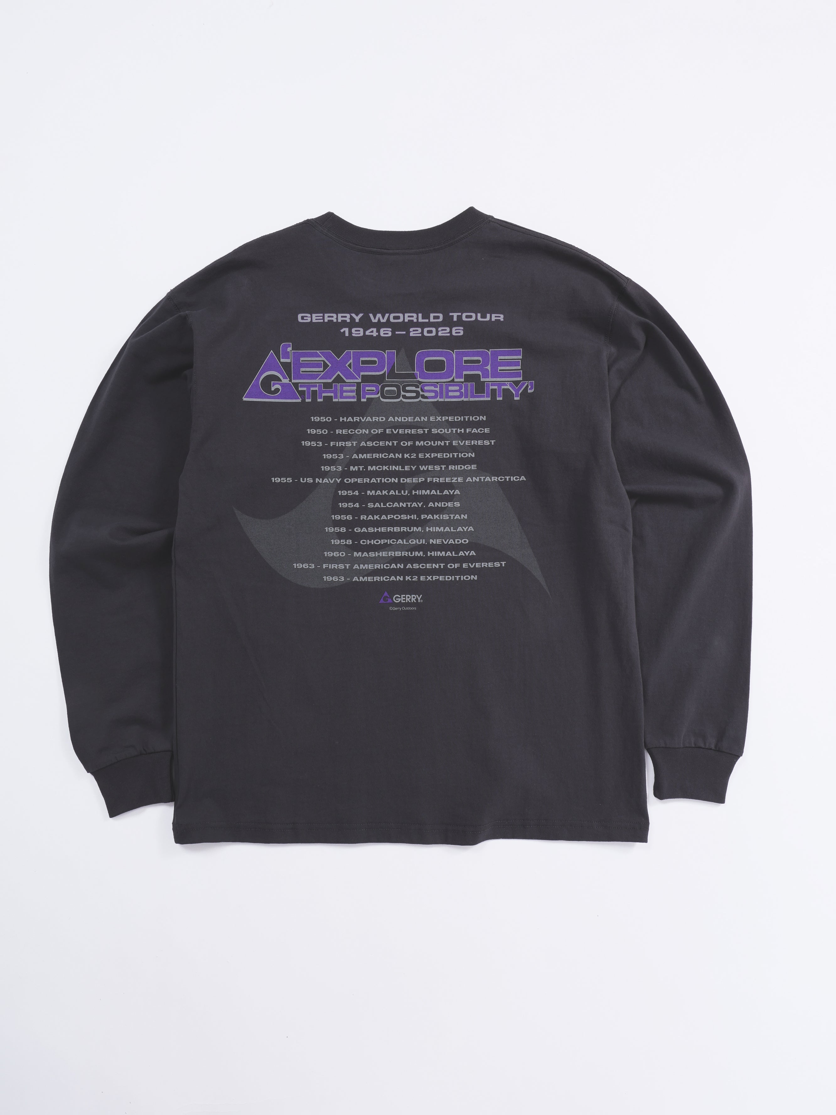 ＜GRC#26026＞7.5oz Heavy L/S Graphic Print Tee