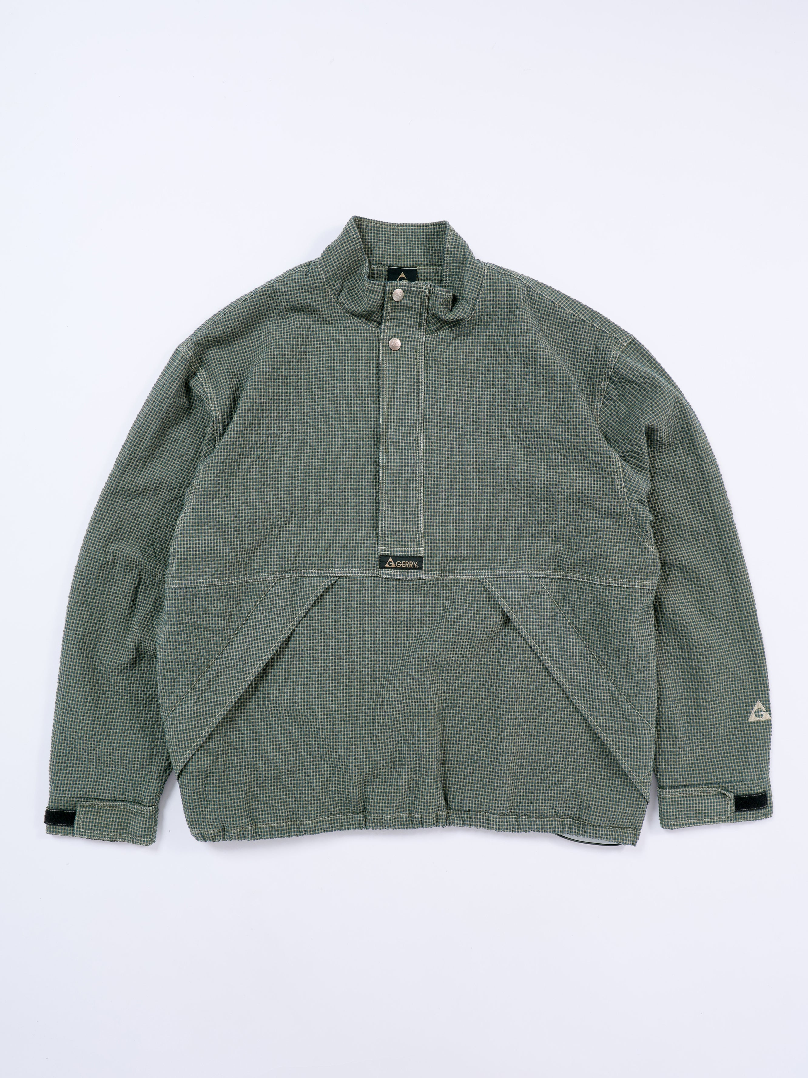＜GRC#26049＞Garment Dyed Seersucker Anorak