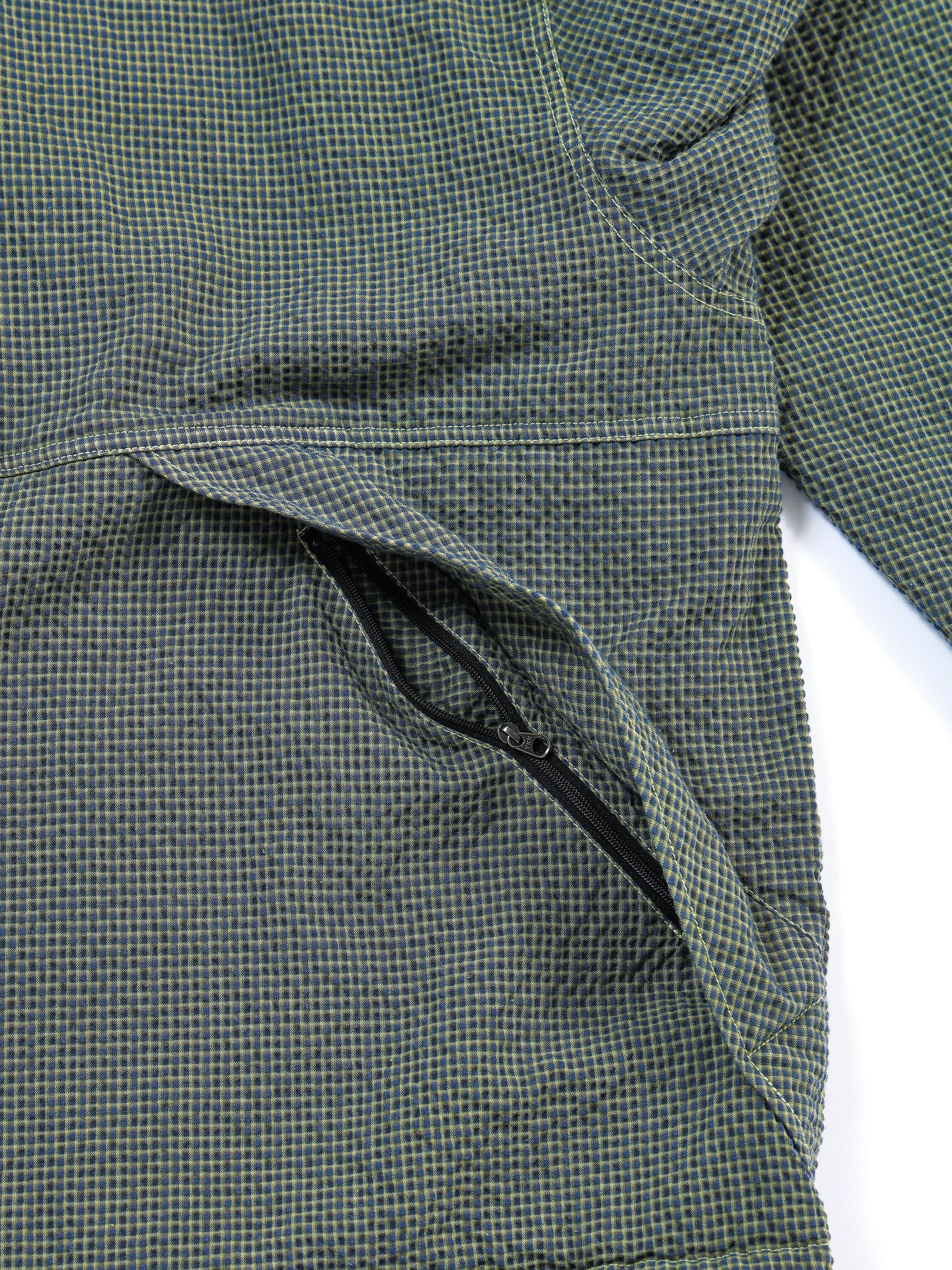 ＜GRC#26049＞Garment Dyed Seersucker Anorak